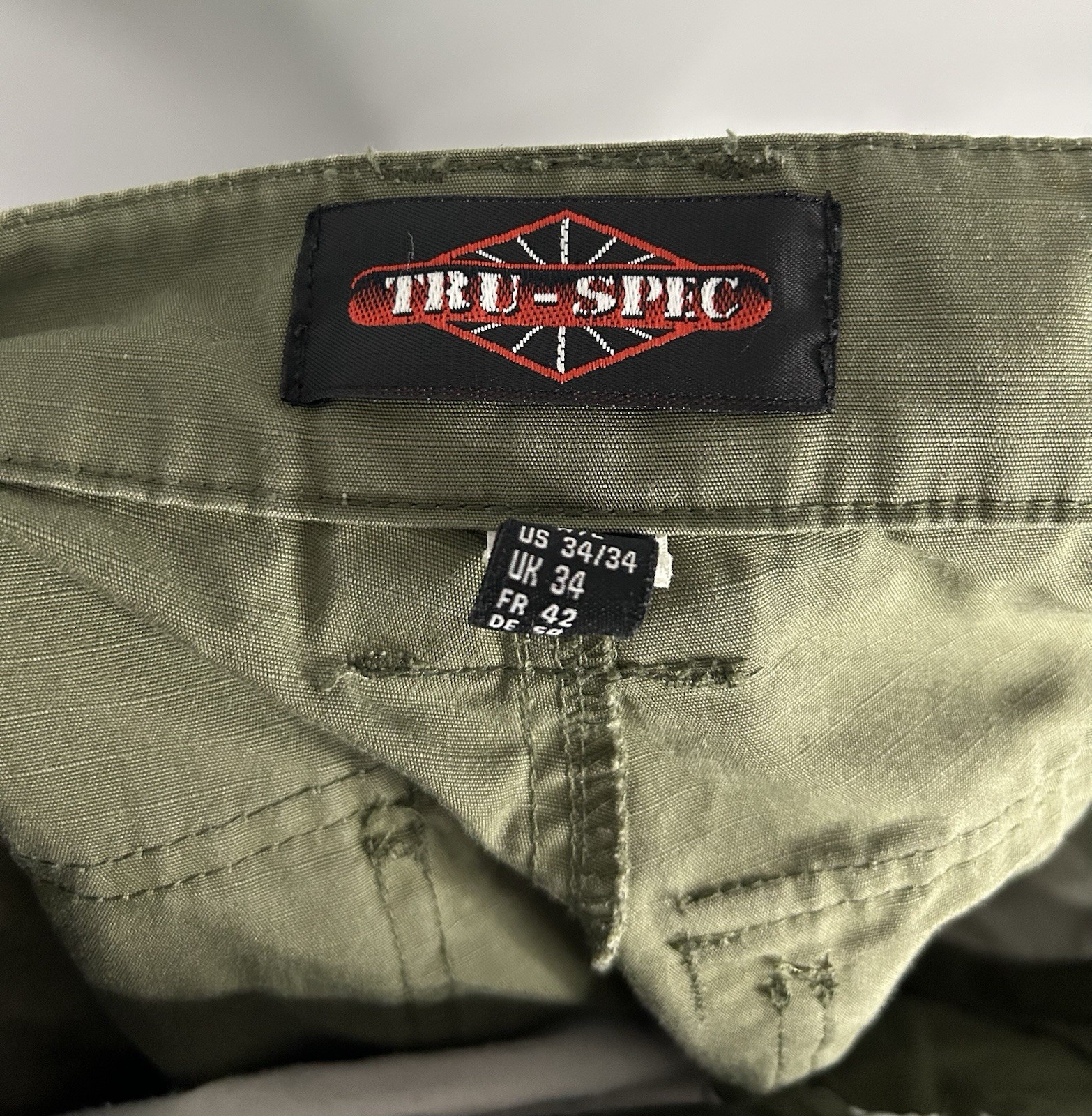 Tru Spec Tactical Pants Men’s Size 34×33 Green