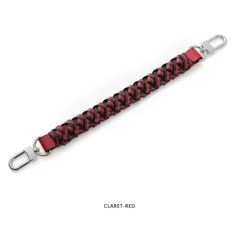 Genuine Leather Braided Handle Strap Purse Handbag Weaving Replacement Strap