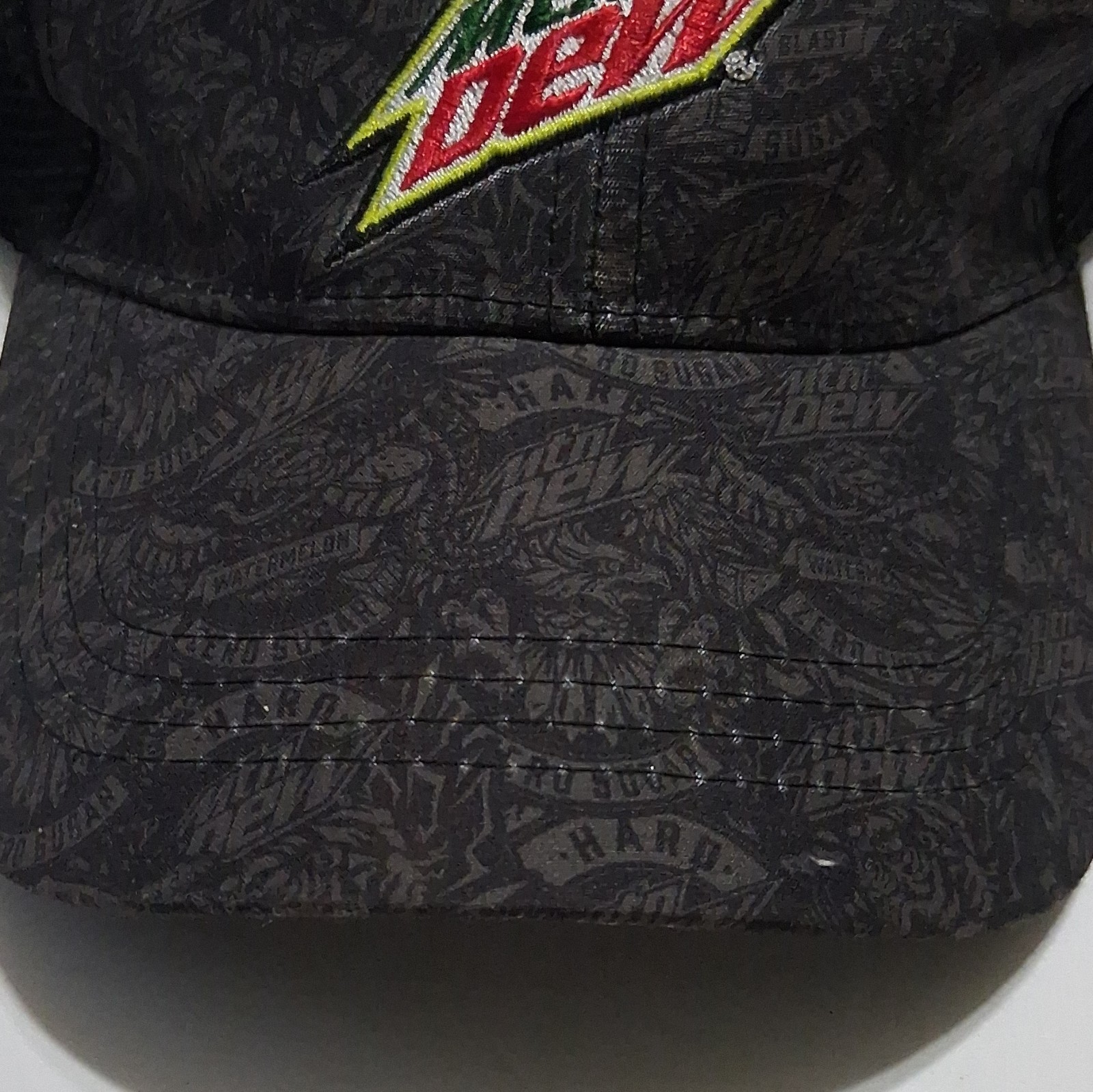 Pre Owned Hard Mtn Dew Snapback Hat