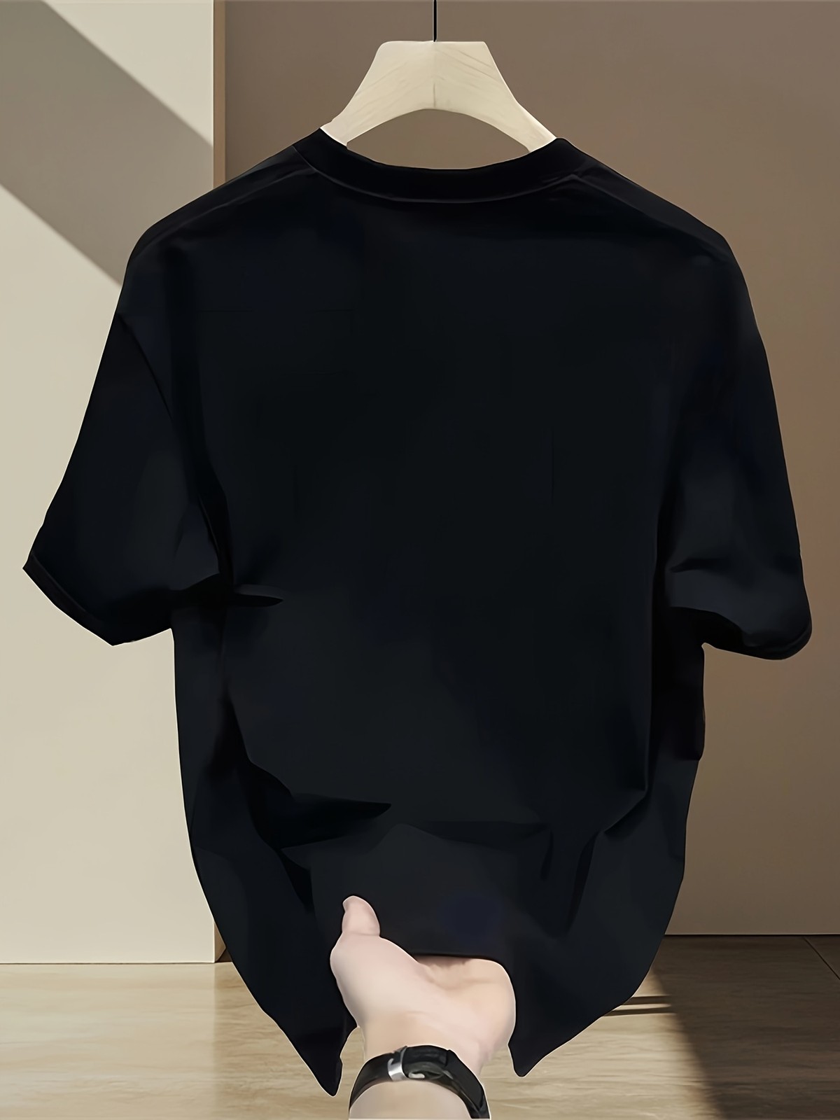 Men’s Star Graphic Tee Short Sleeve Casual Summer Cotton Crew Neck Top