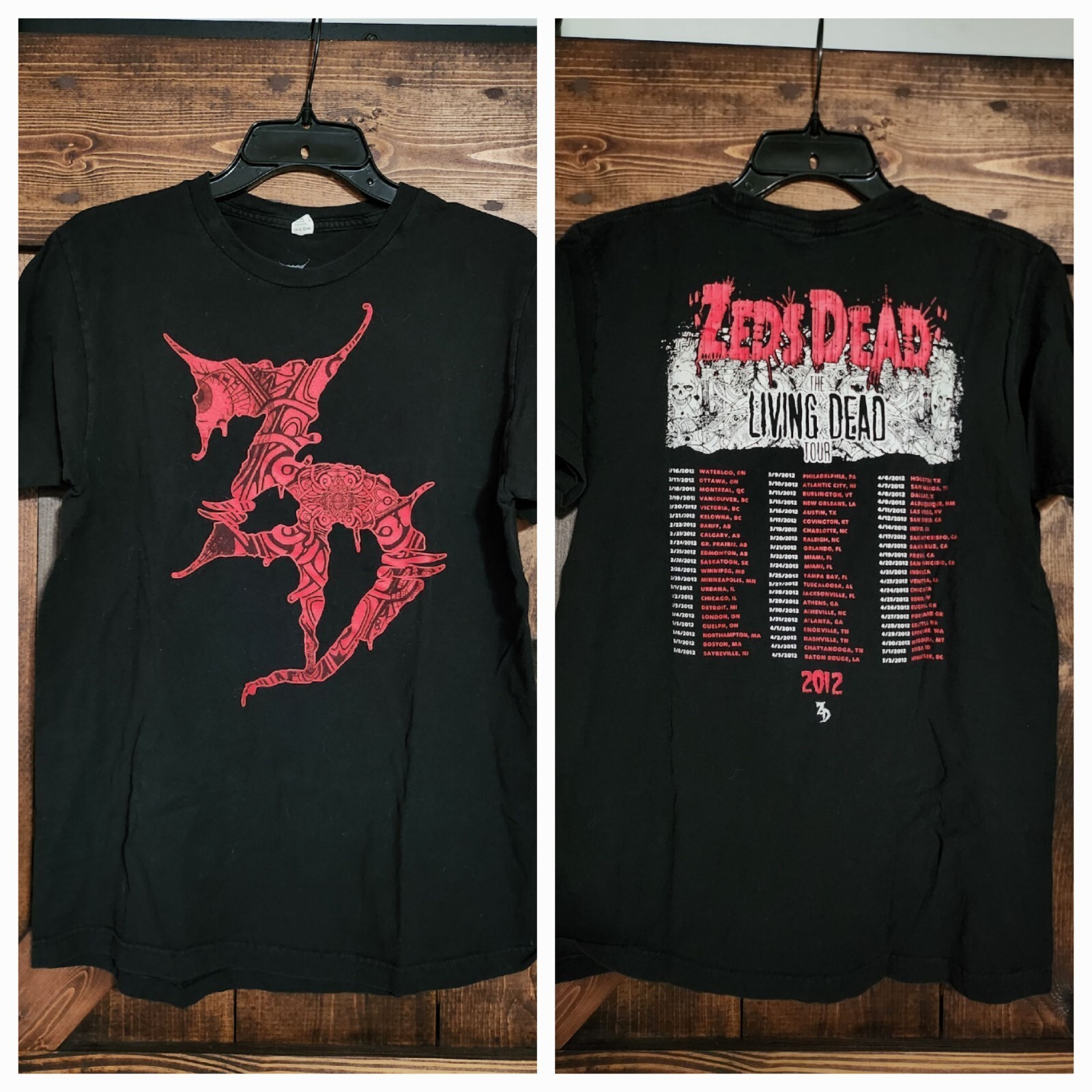 Zeds Dead 2012 The Living Dead Tour Unisex Hot Trend T-shirt All Sizes S192