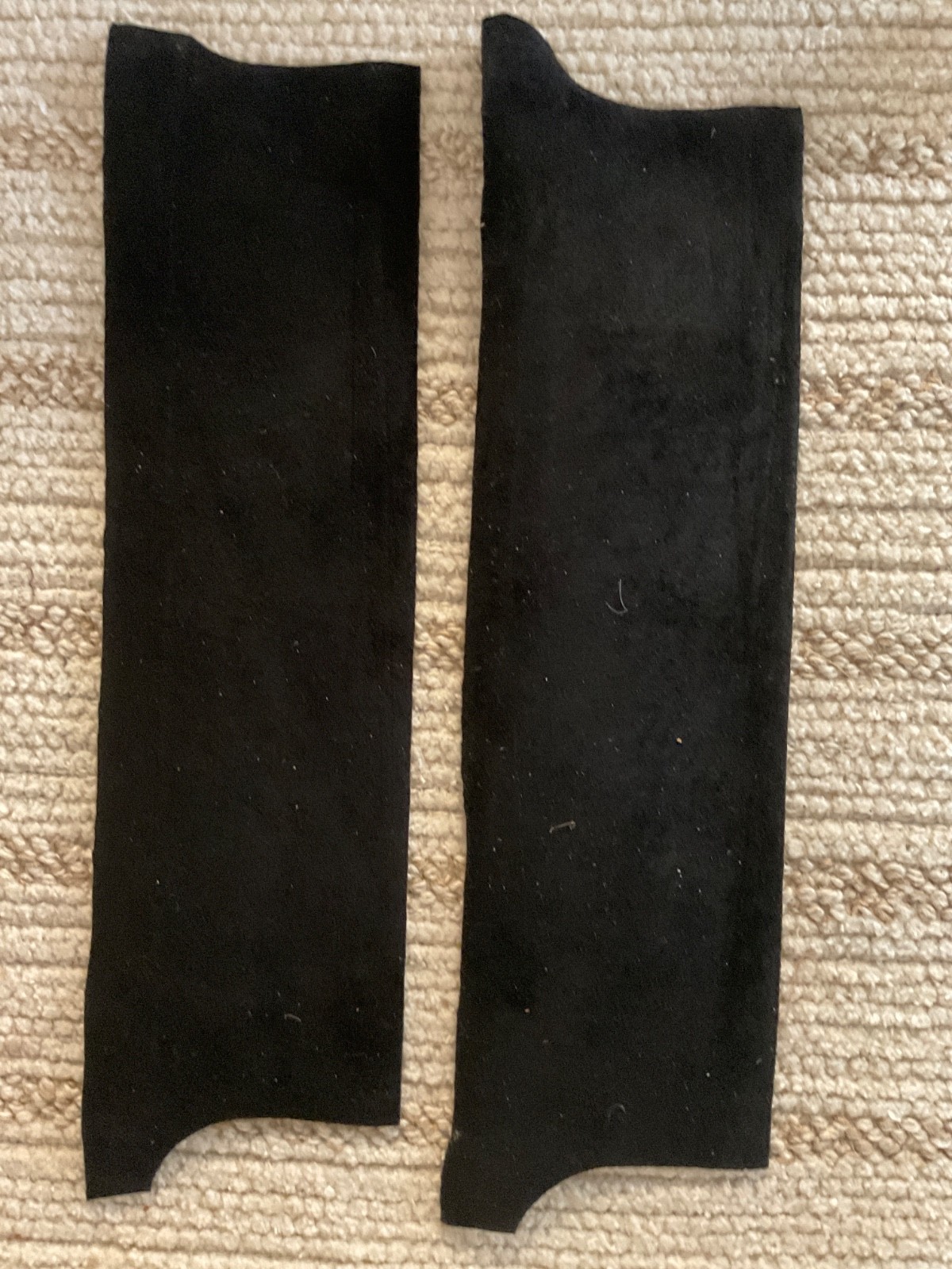 Louie Vuitton Cut Scrap Fabric Material Repair Replace Reuse Crafts lot of 2