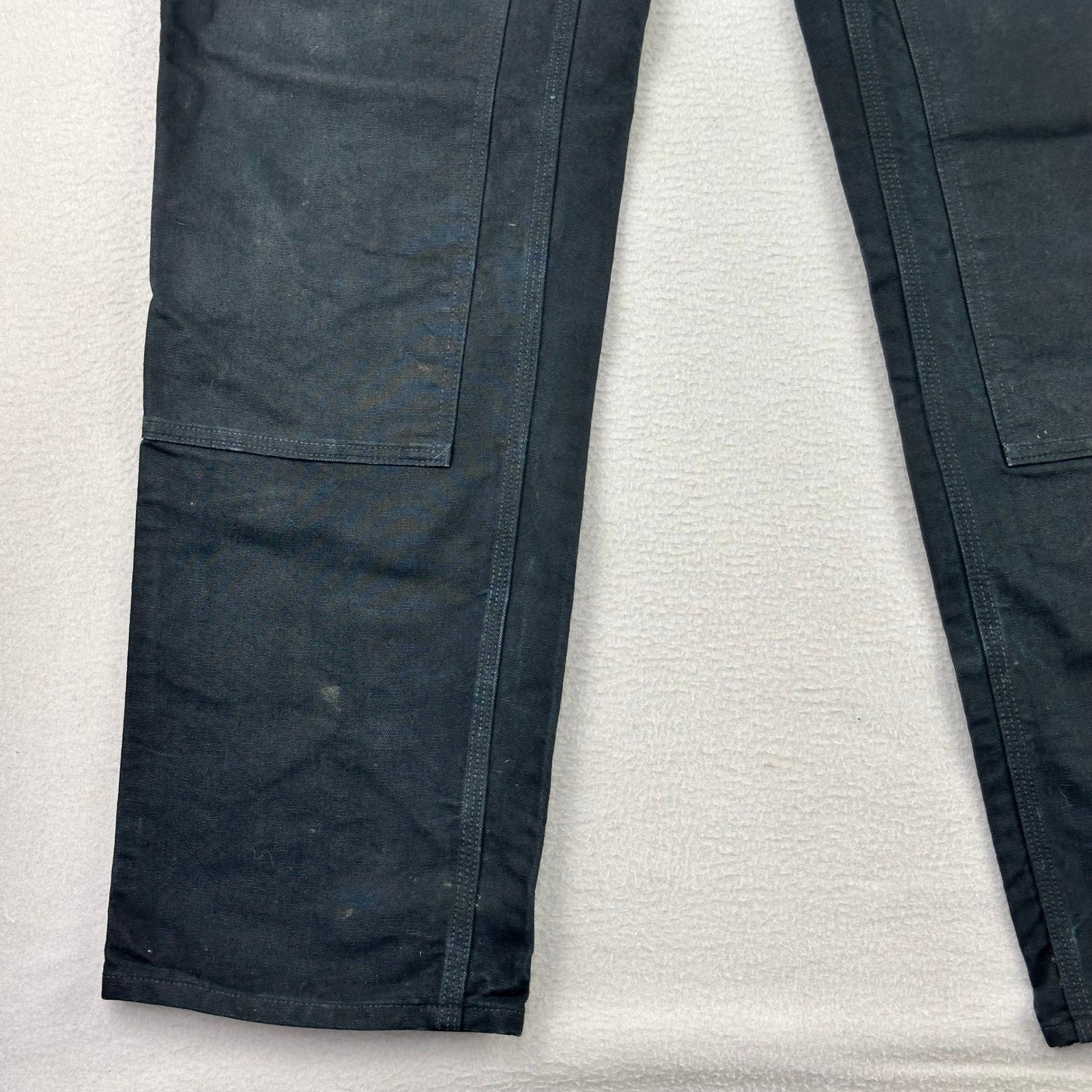 Carhartt Double Knee Work Pants B01-BLK Mens 36×34 Duck Canvas Loose-Fit USA Y2K