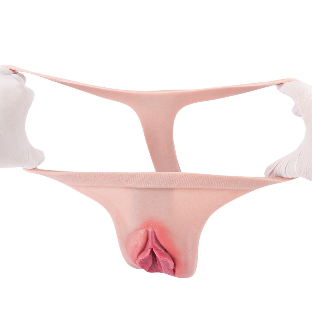 Silicone Panty Hip Up Fake vagina Crossdresser Realistic Underwear Transgender