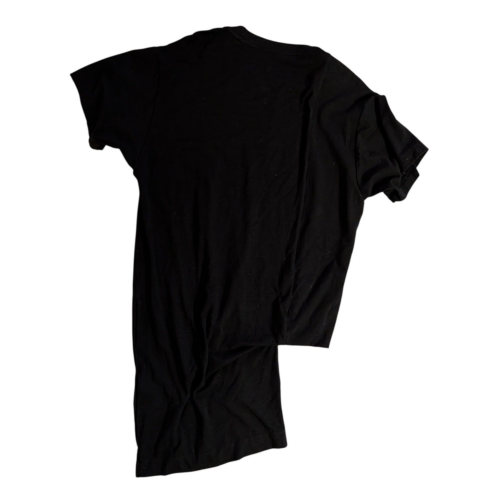 Paskho Women’s Wisdom Top Bee’s Blend Asymmetrical Black Lagenlook- XS