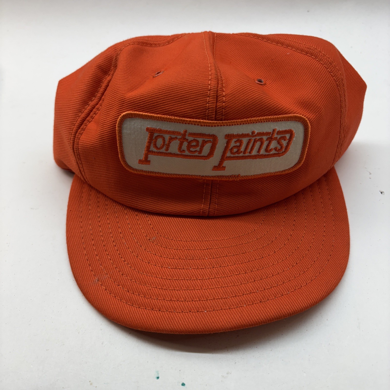 Vtg Louisville Mfg Co Patch Trucker Hat Snapback Porter Paints