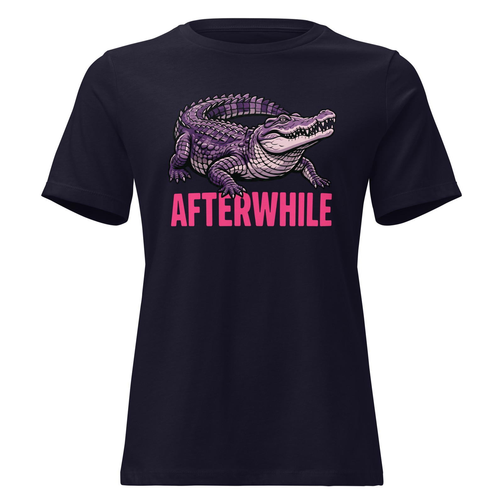 Women’s Funny Crocadile Relaxed T-Shirt