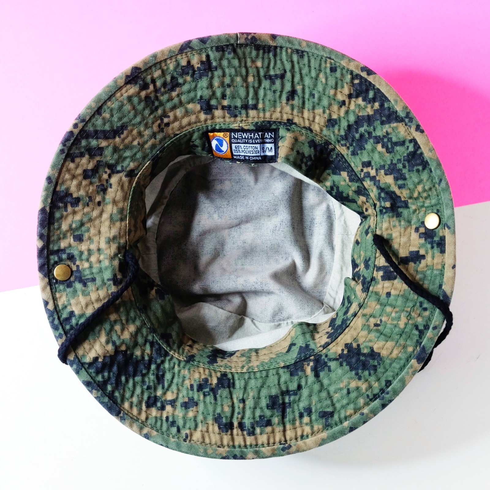 Newhattan Digi Camo Boonie Hat Tactical Military Safari Jungle Size S/M