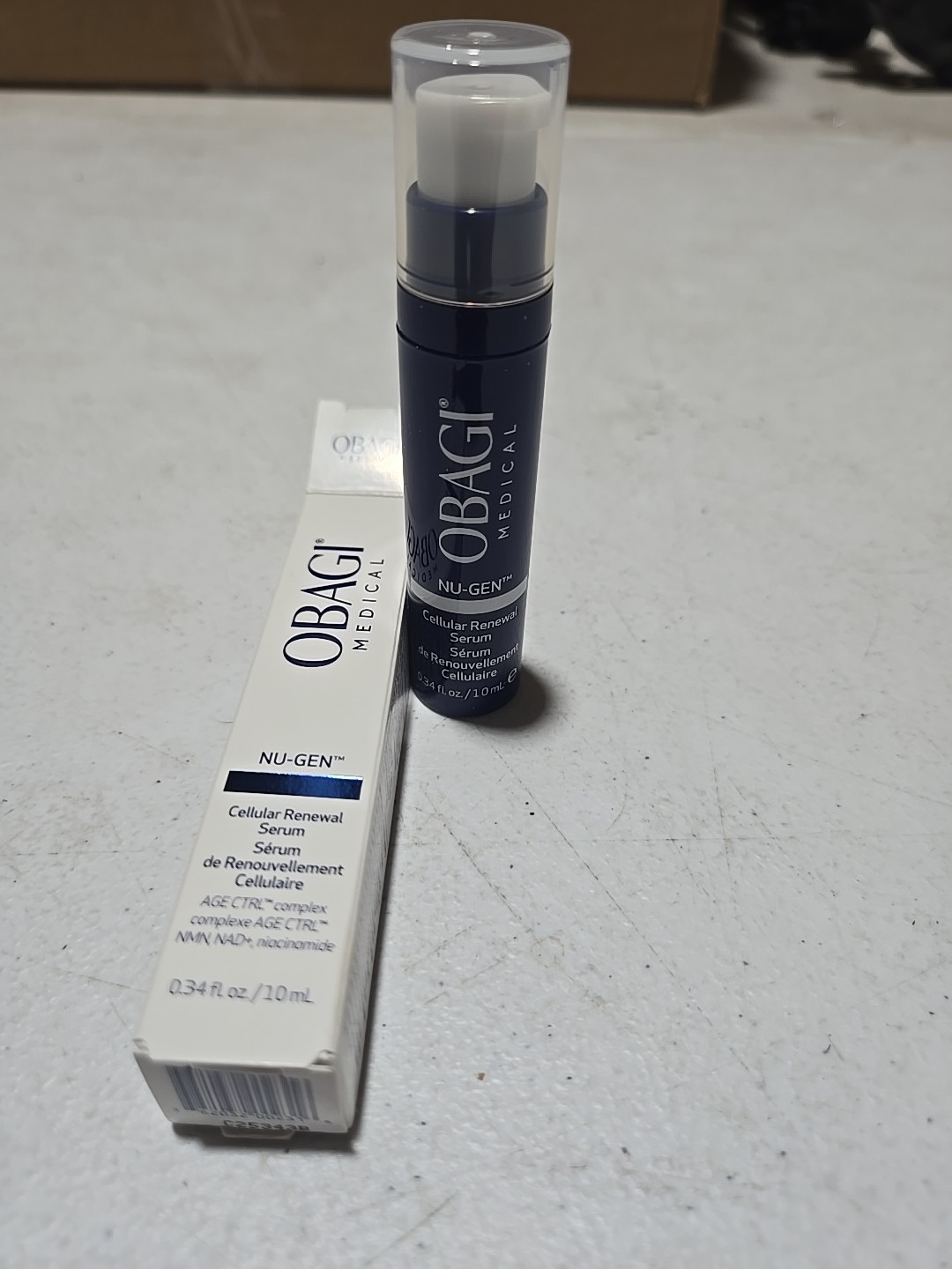 New In Box Obagi Nu-gen Cellular Renewal Serum. 0.34 Fl. Oz. (10 ML) NEW.