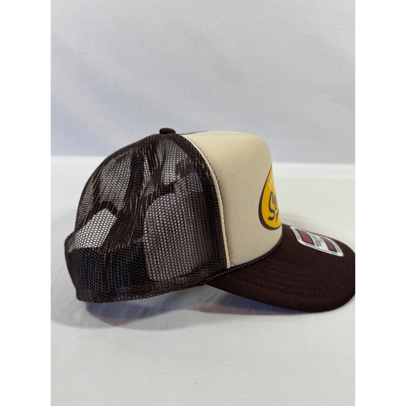 Sector 9 Skateboards OTTO Trucker Hat Brown Tan Foam Mesh Snapback Cap OSFM NEW