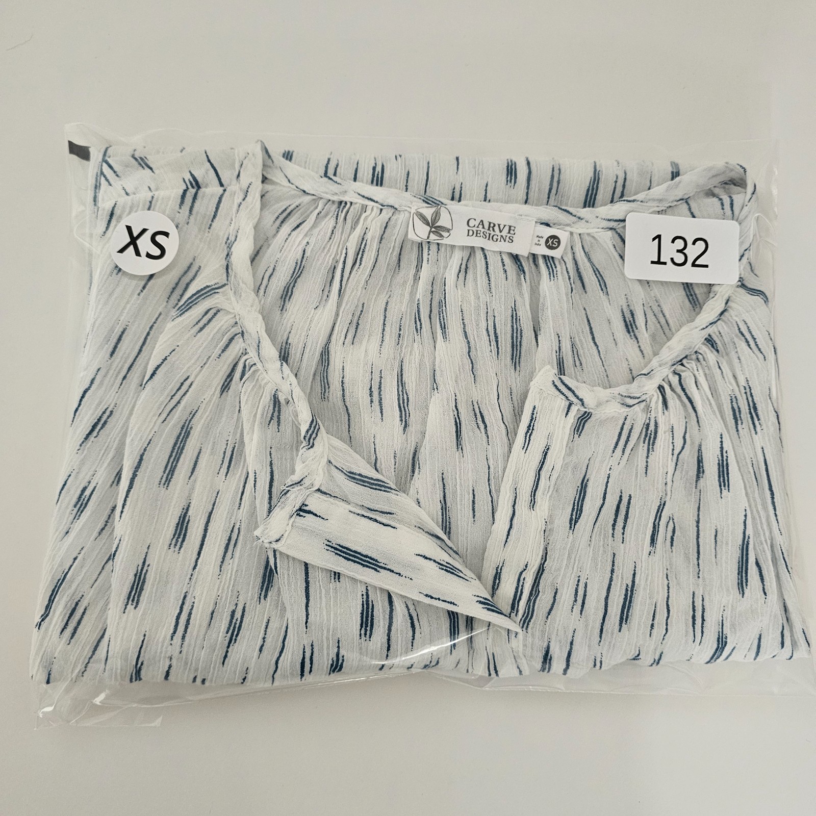Carve Designs Woman’s Top 100% Organic Cotton Size XS