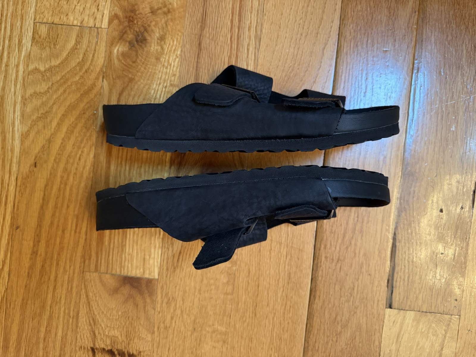 Birkenstock New without Box Arizona Black Natural Leather Exquisite size 41