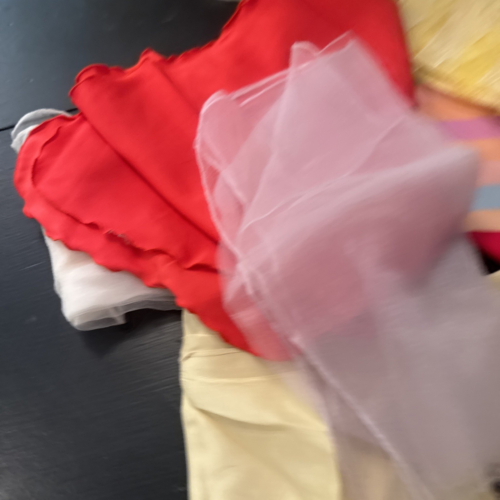 Women’s Multicolor Silk Satin Cotton Scarf Lot Estate Sale Find