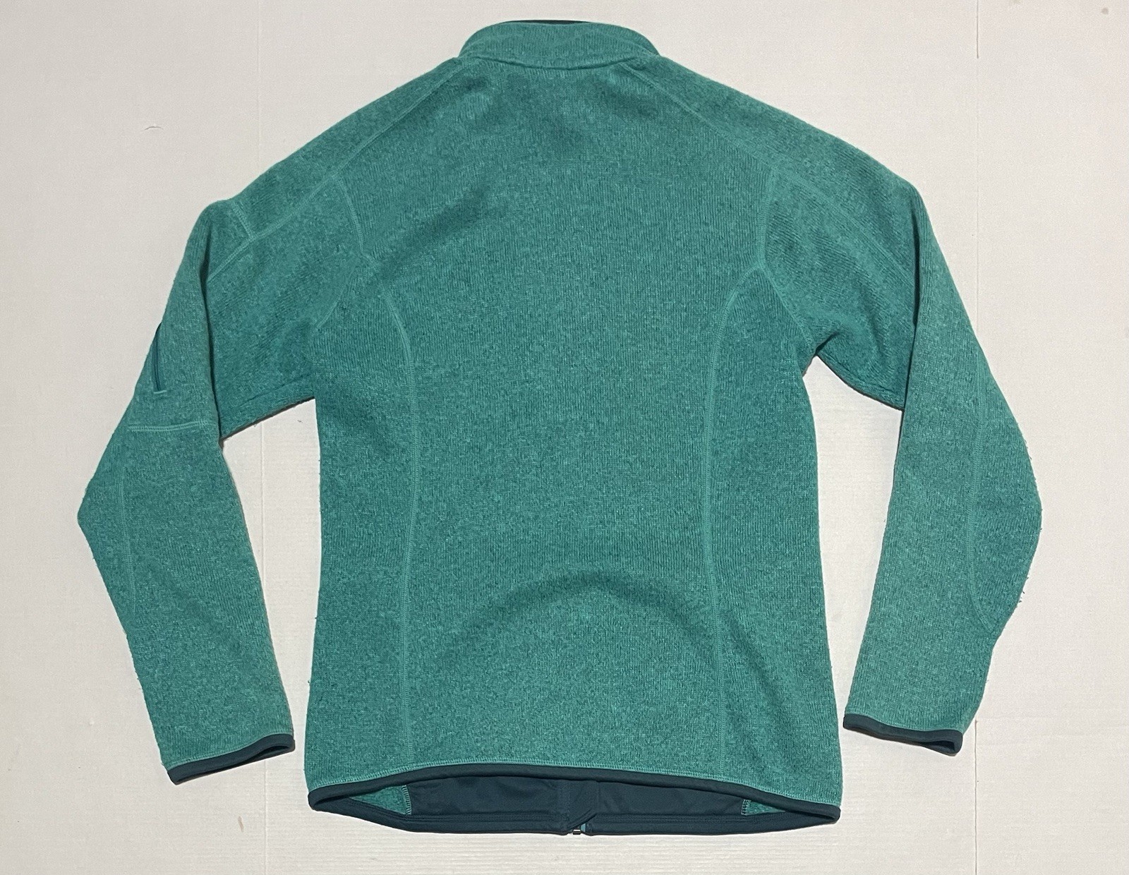 Patagonia Jacket Womens Size Small Teal Green Fleece Knit Better Sweater Jacket