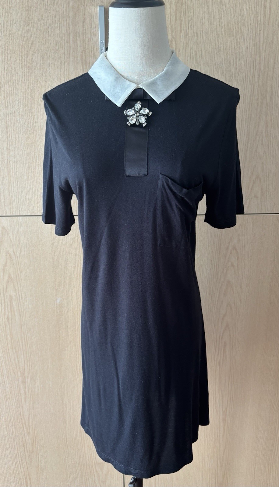 Lanvin Collared T-Shirt Dresses