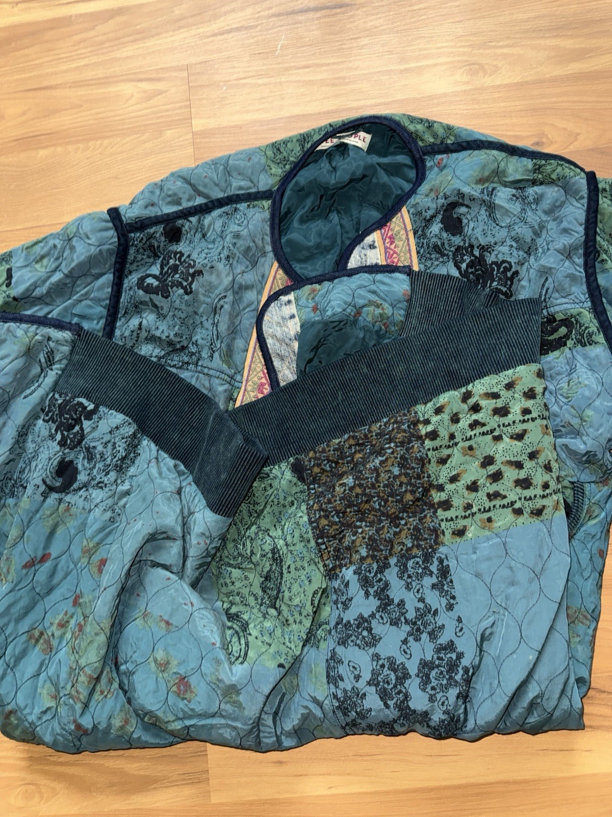 Free People The Borderline Liner Jacket torn inside