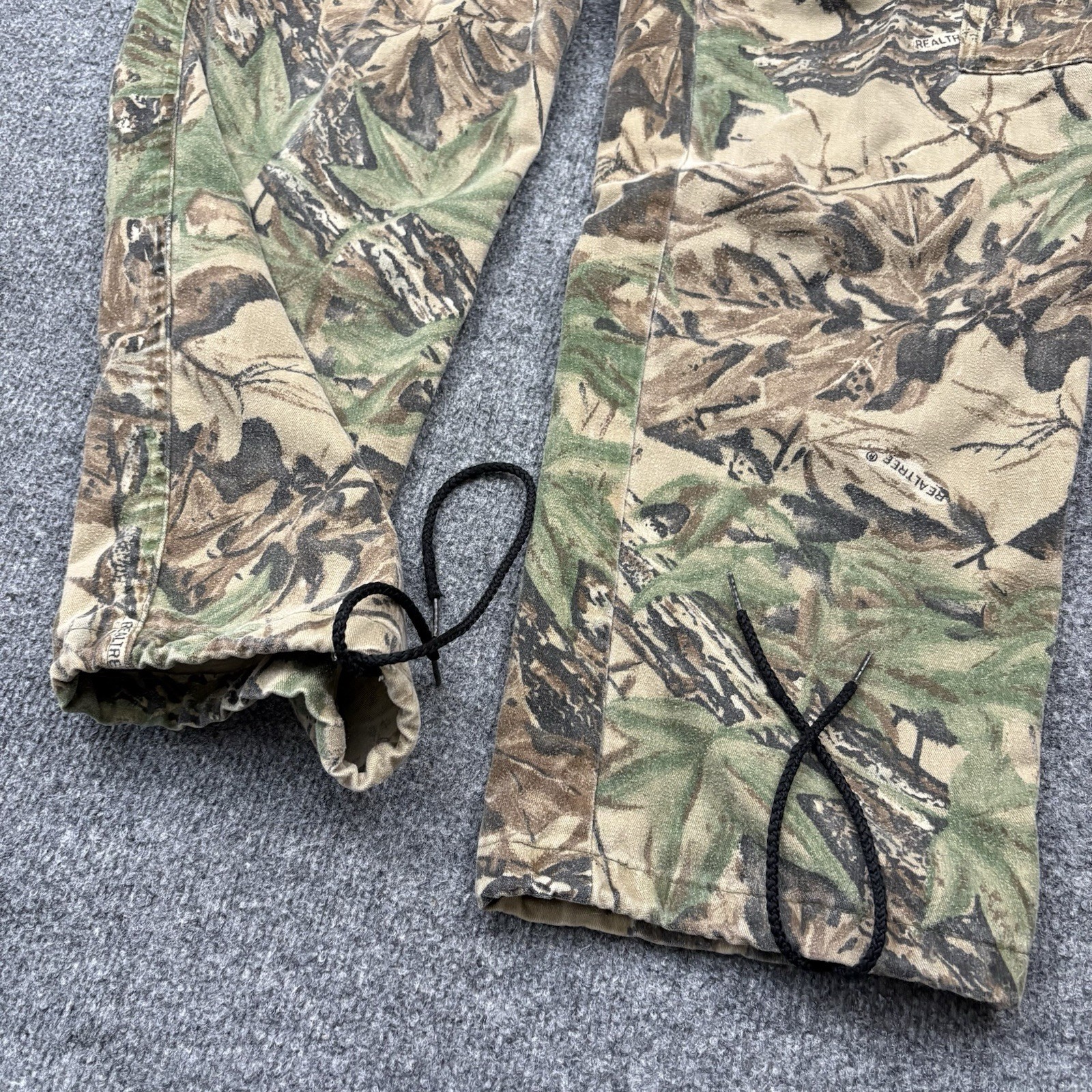Vintage Reatree Pants Mens 30 Camo Cargo Grunge Hip Hop Skater Hunting 90s USA