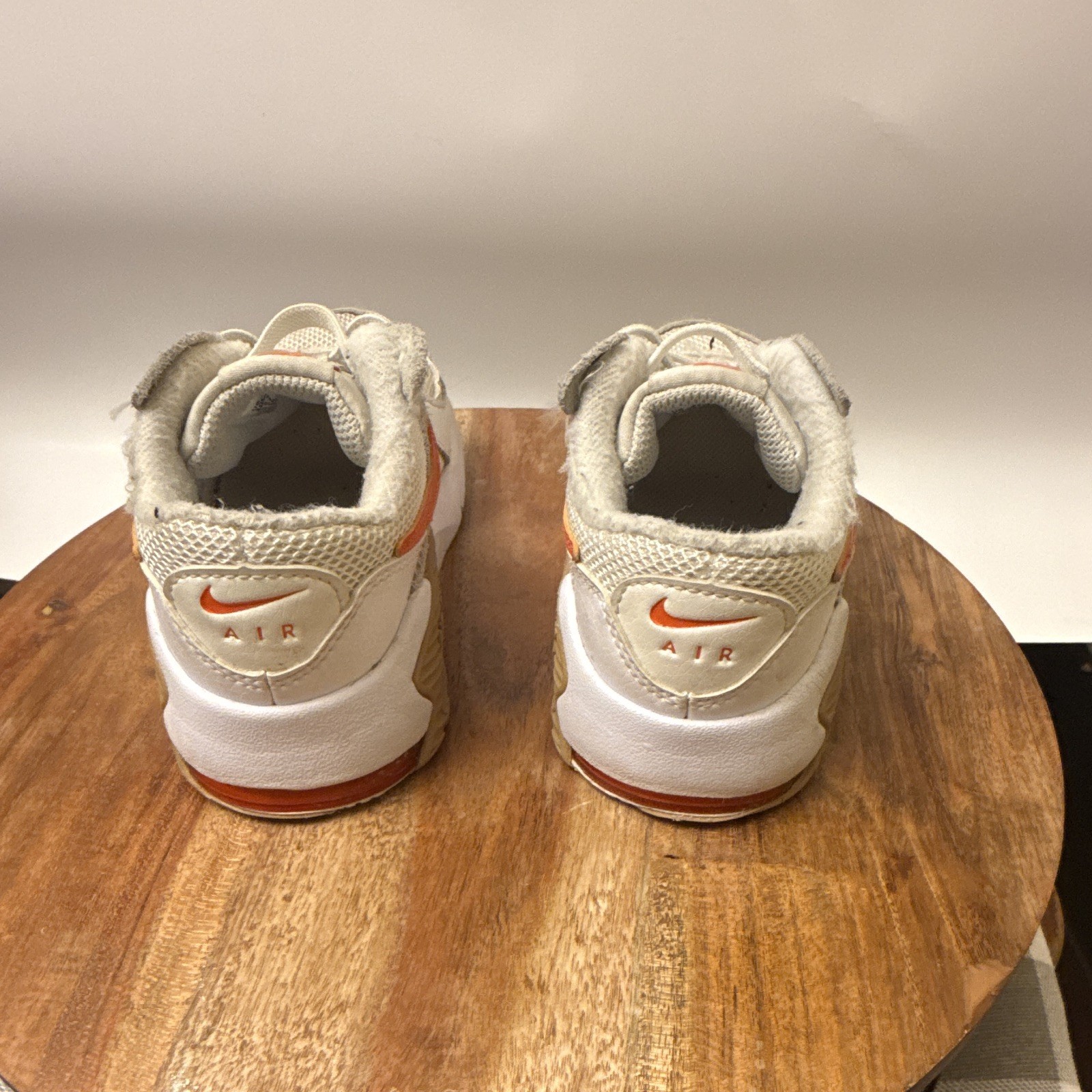Nike Air Max Unisex Kids Sneakers White/Orange/Beige US 10C CD6893-109
