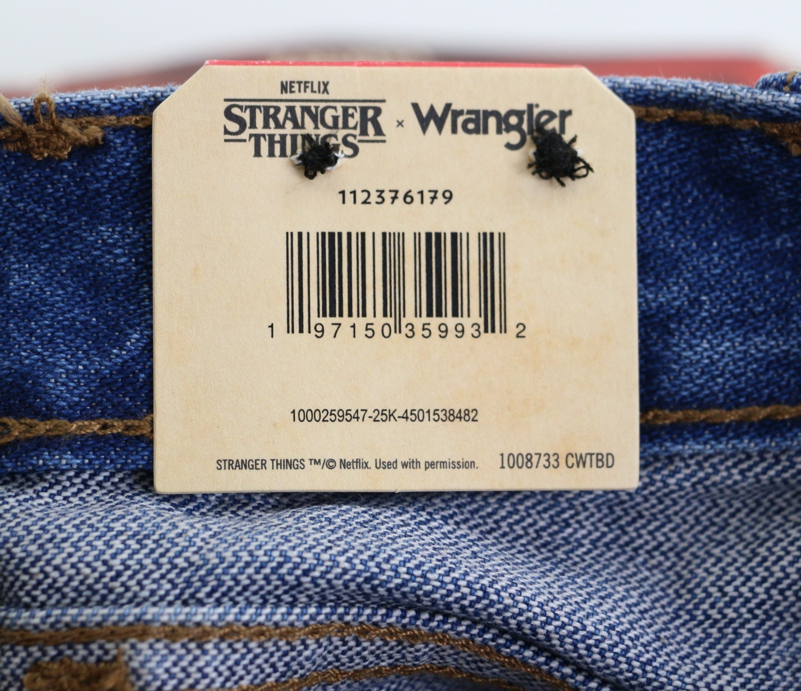 Wrangler x Stranger Things 13MWZ Cowboy Cut Jeans Dark Indigo 14.25 oz. Denim
