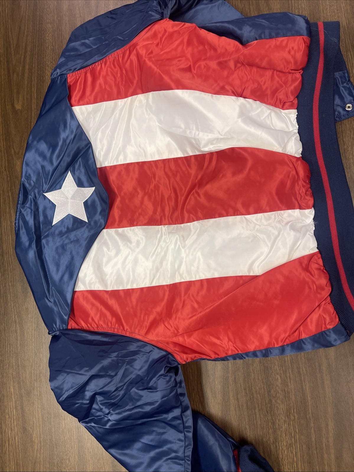 Koam New York Jacket Boricua Salsa American Flag