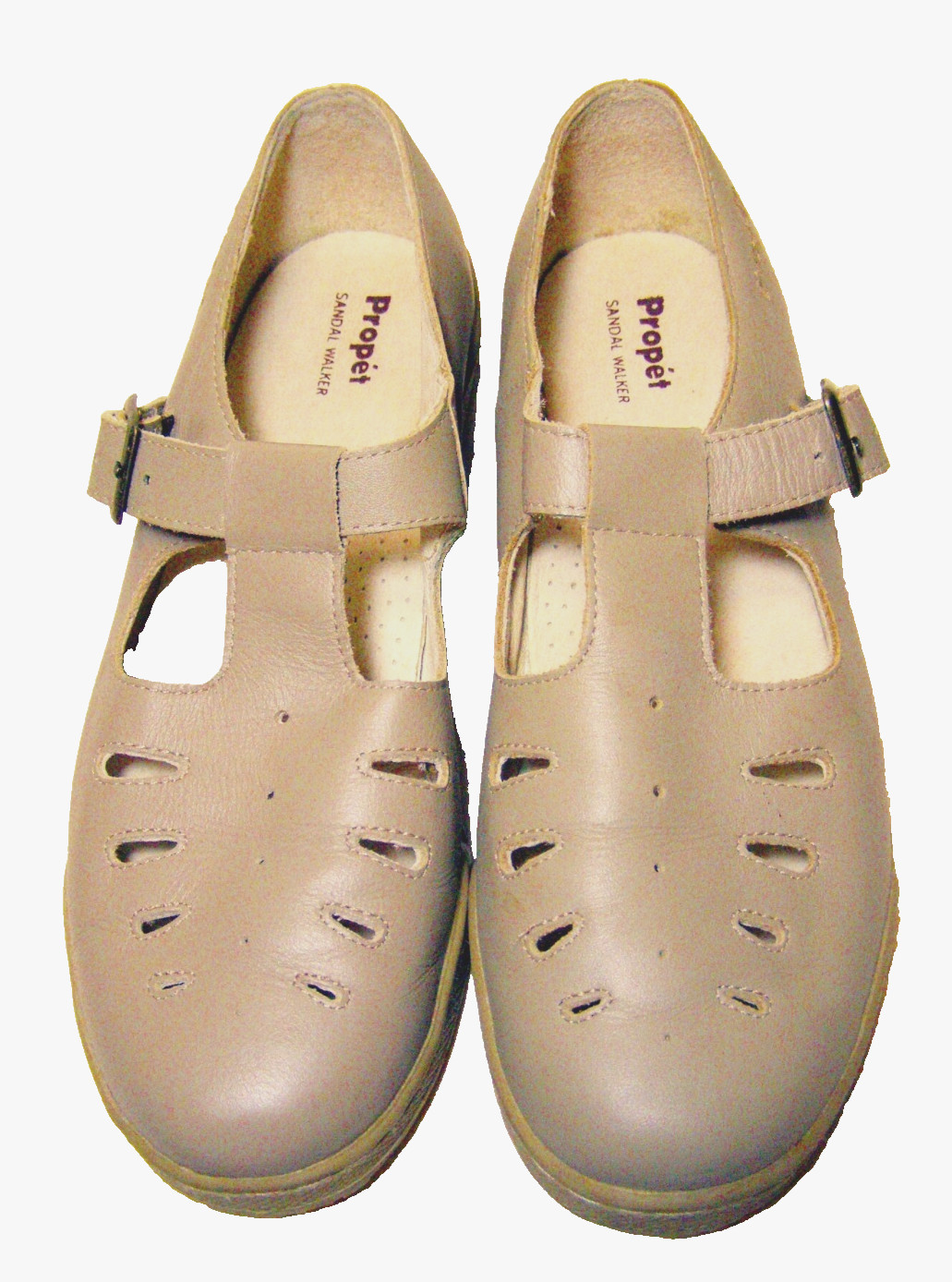 PROPET MARY JANE SANDAL WALKER 8 Leather Closed Toe/Heel Ortho Arch Comfort Shoe