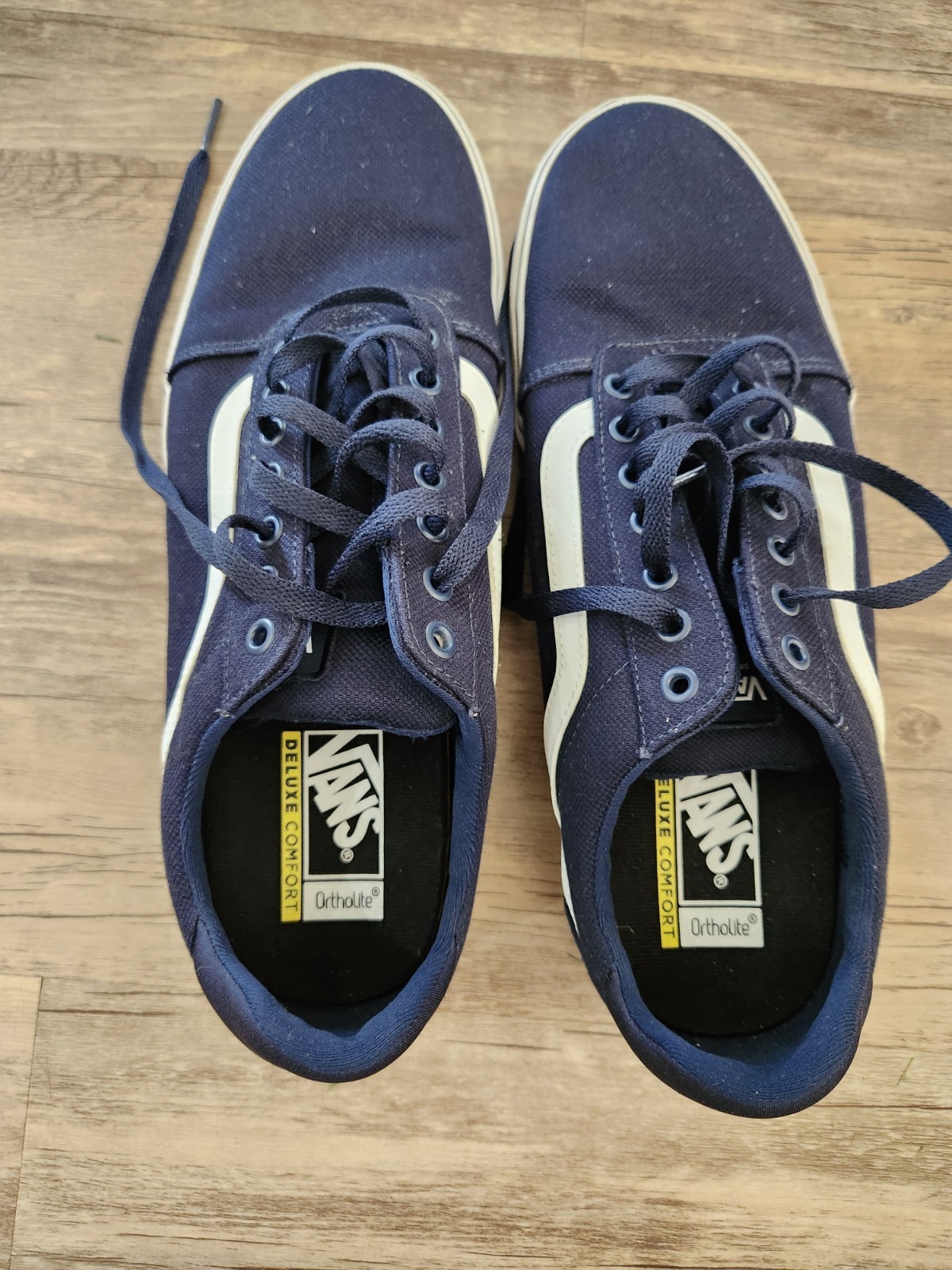 Mens sz 13 Navy/White Vans Old Skool – Pre Owned Excellent condition Shoe Canvas