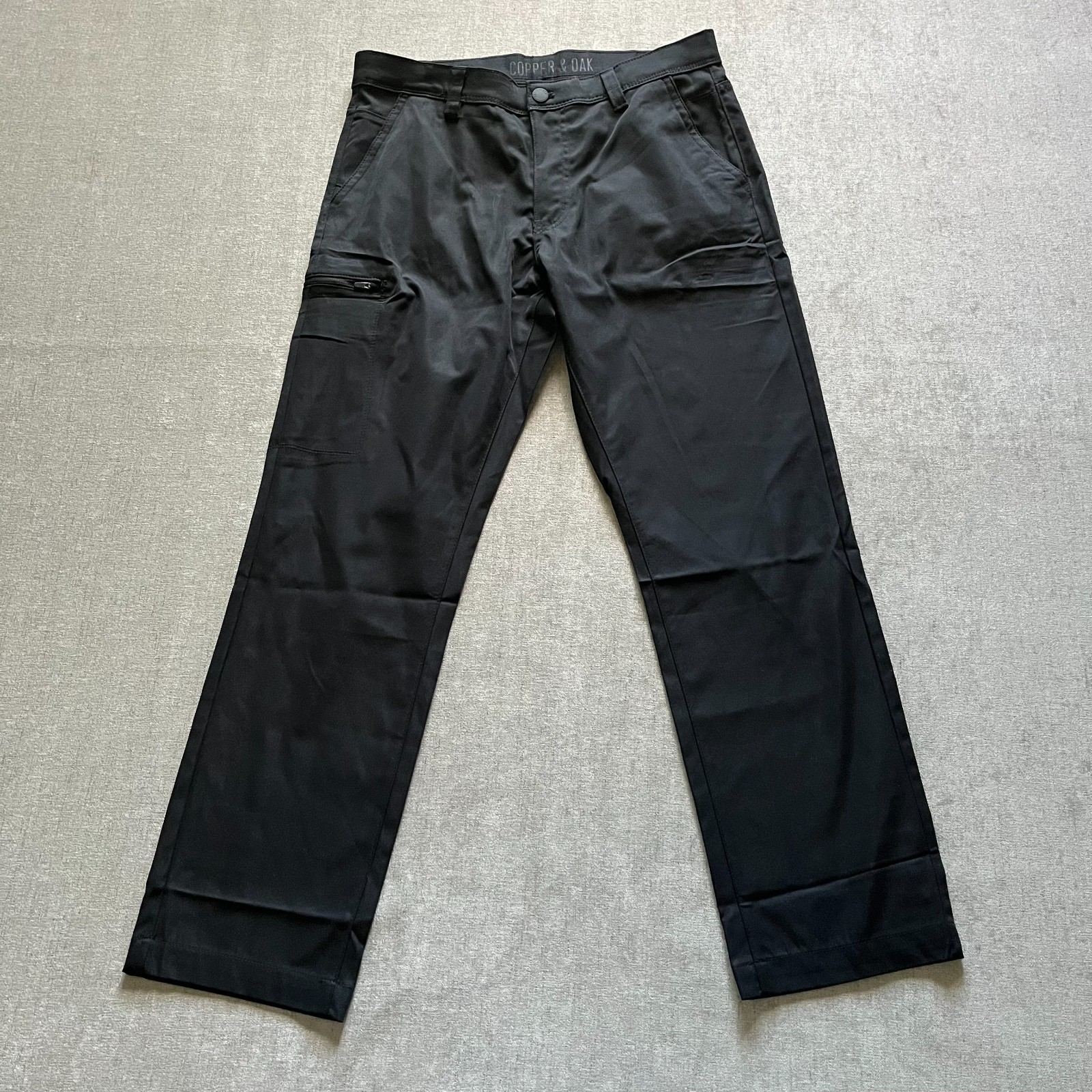 Copper and Oak Pants Men 32×29 Black Travel Preppy Golf Performance Activewear