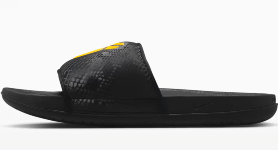 Authentic Men’s KOBE Offcourt Slide / Black-University Gold / #IF2870 003 / NIB