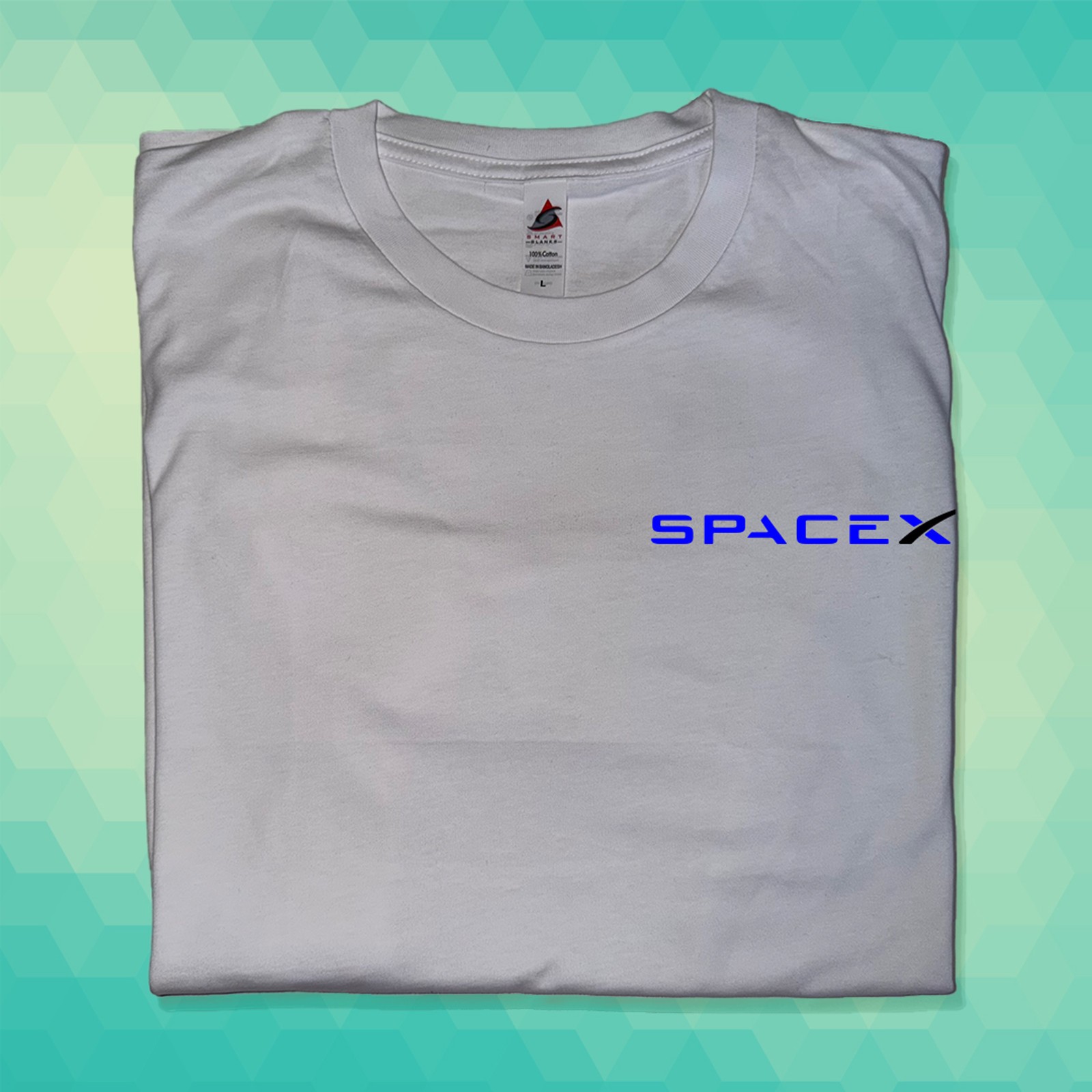 SpaceX Front and Back Print Shirt NASA Elon Musk Tesla Space X StarShip BFR