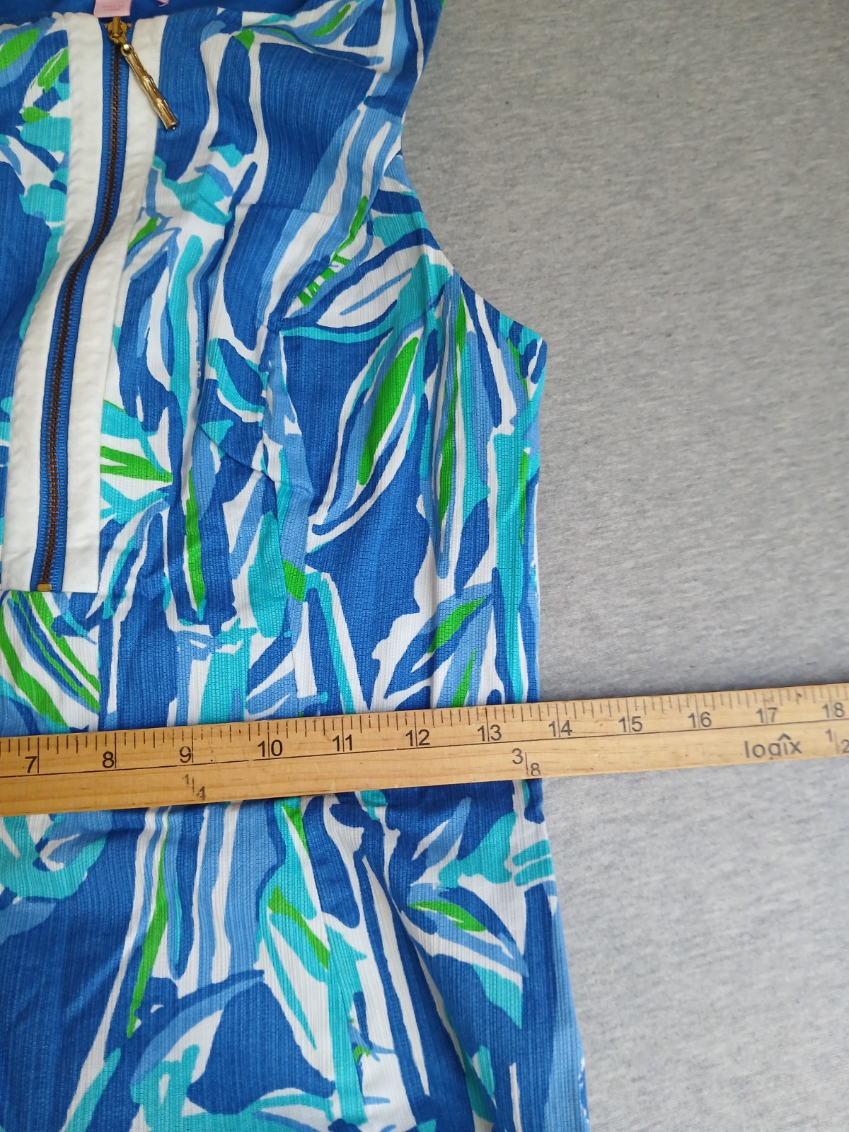 Lilly Pulitzer Dress 2 Penelope Shift Cottage Resort Beach Cruise Gold Zip