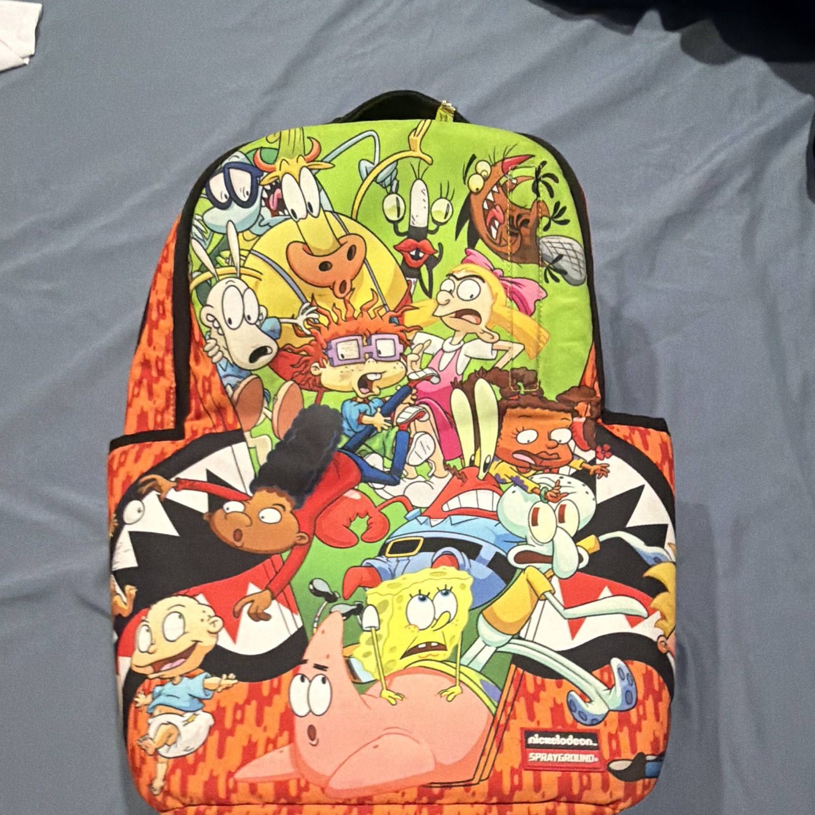 Sprayground Nickelodeon Mini Backpack Graphic Print Zip Polyester Multicolor
