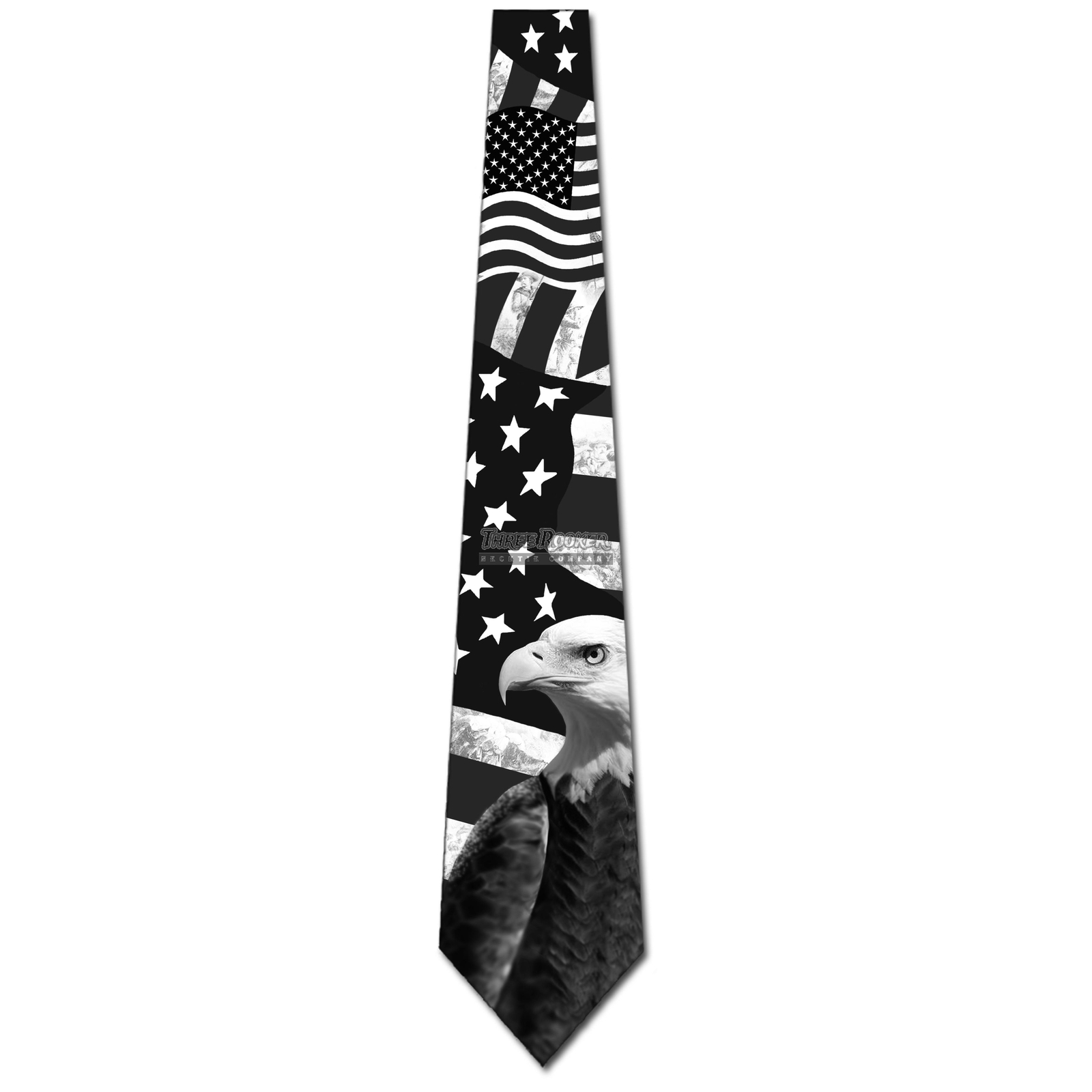Flag Tie Eagle Necktie Mens Patriotic American Brand New