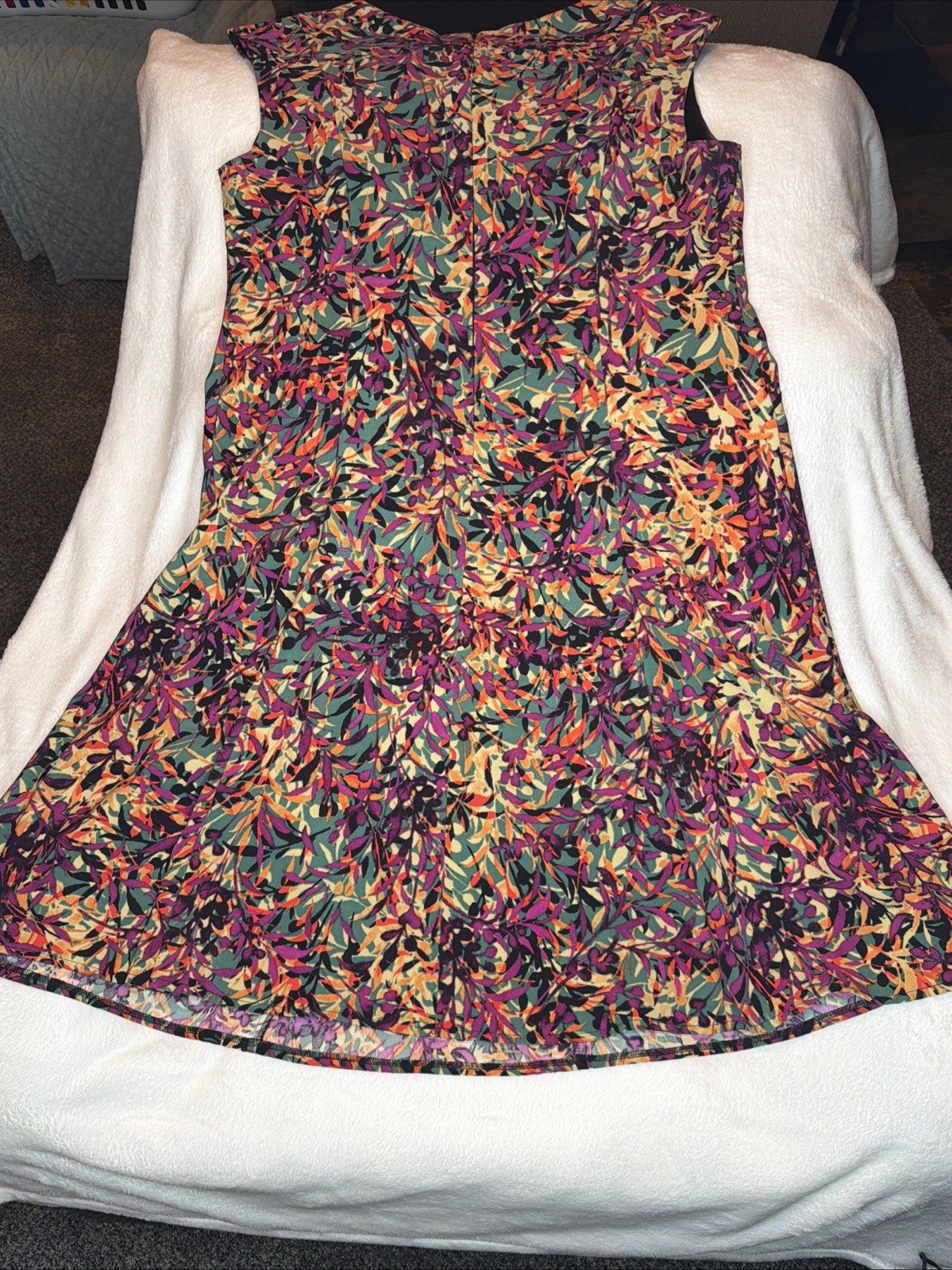 London Times Women’s Dress Size 14w Floral Made In Sri Lanka