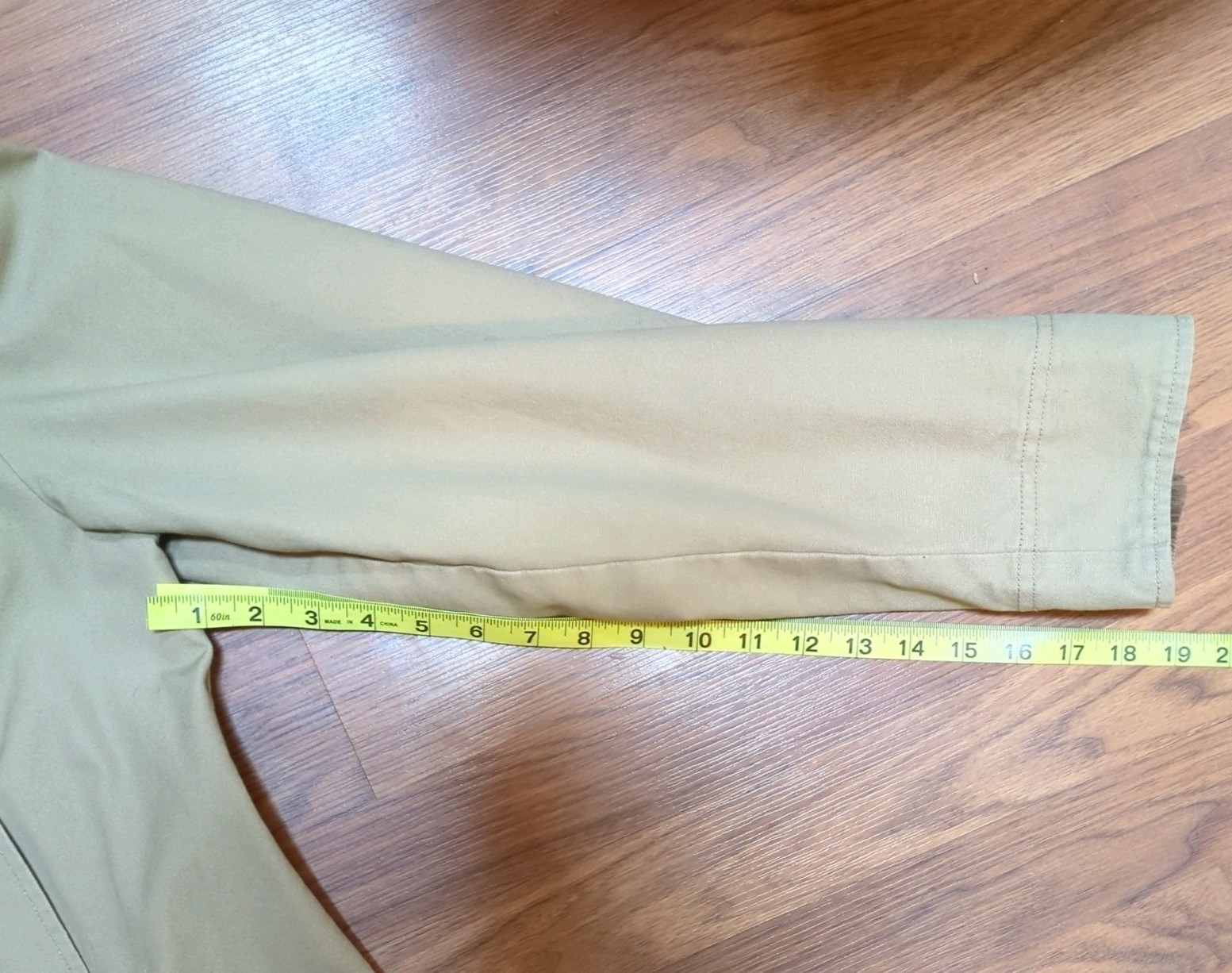 LL Bean Women Adirondack Barn Coat Size M Regular Khaki Corduroy Collar Flannel