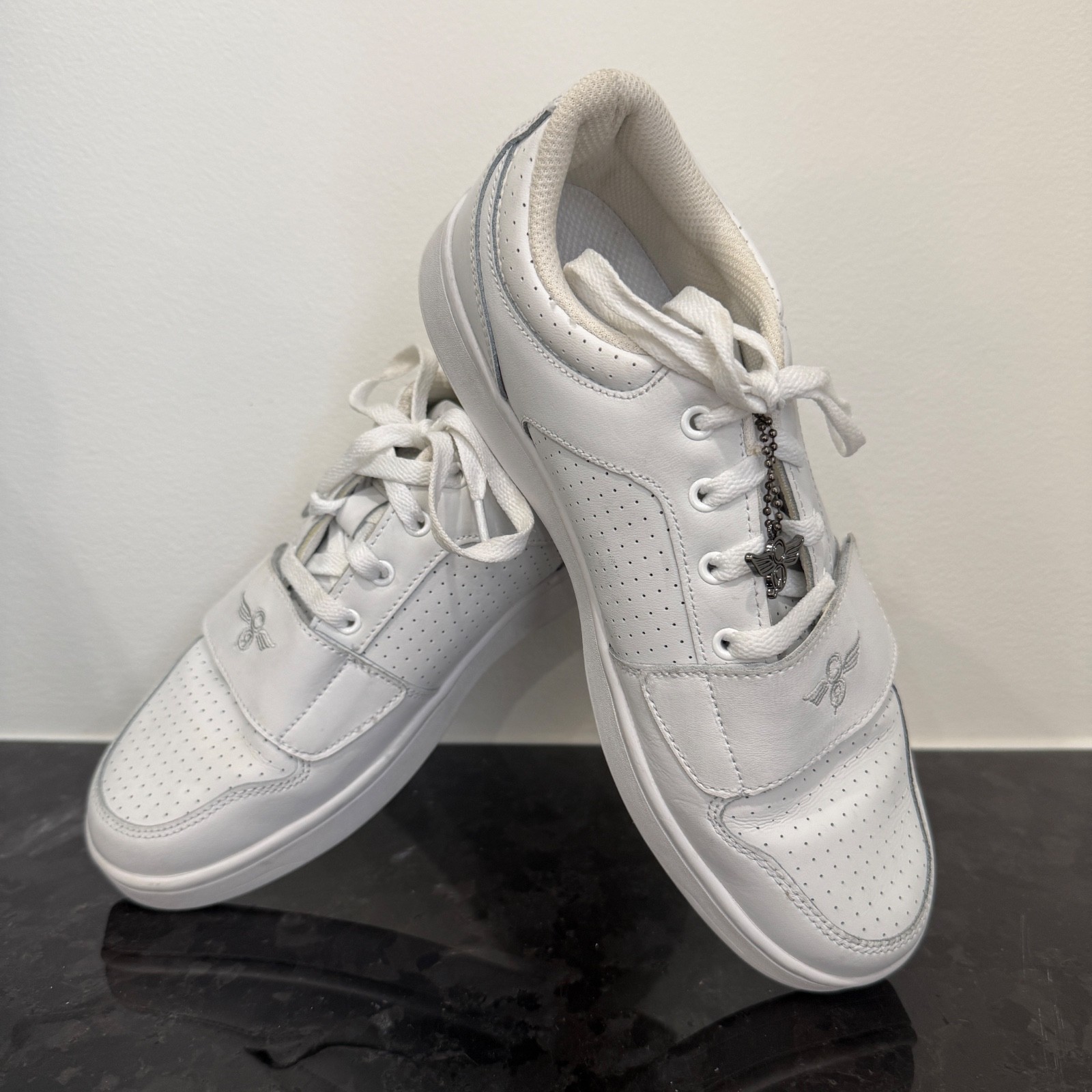 Mens Sz 7 Creative Recreation Cesario Lo XXI Pure White Leather Sneaker Clean