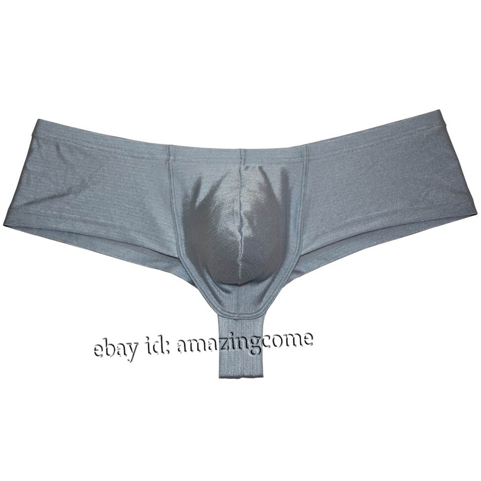 Men’s Liquid Cheeky Boxer Briefs Underwear Male U-briefs Brazilain Bikini Trunks