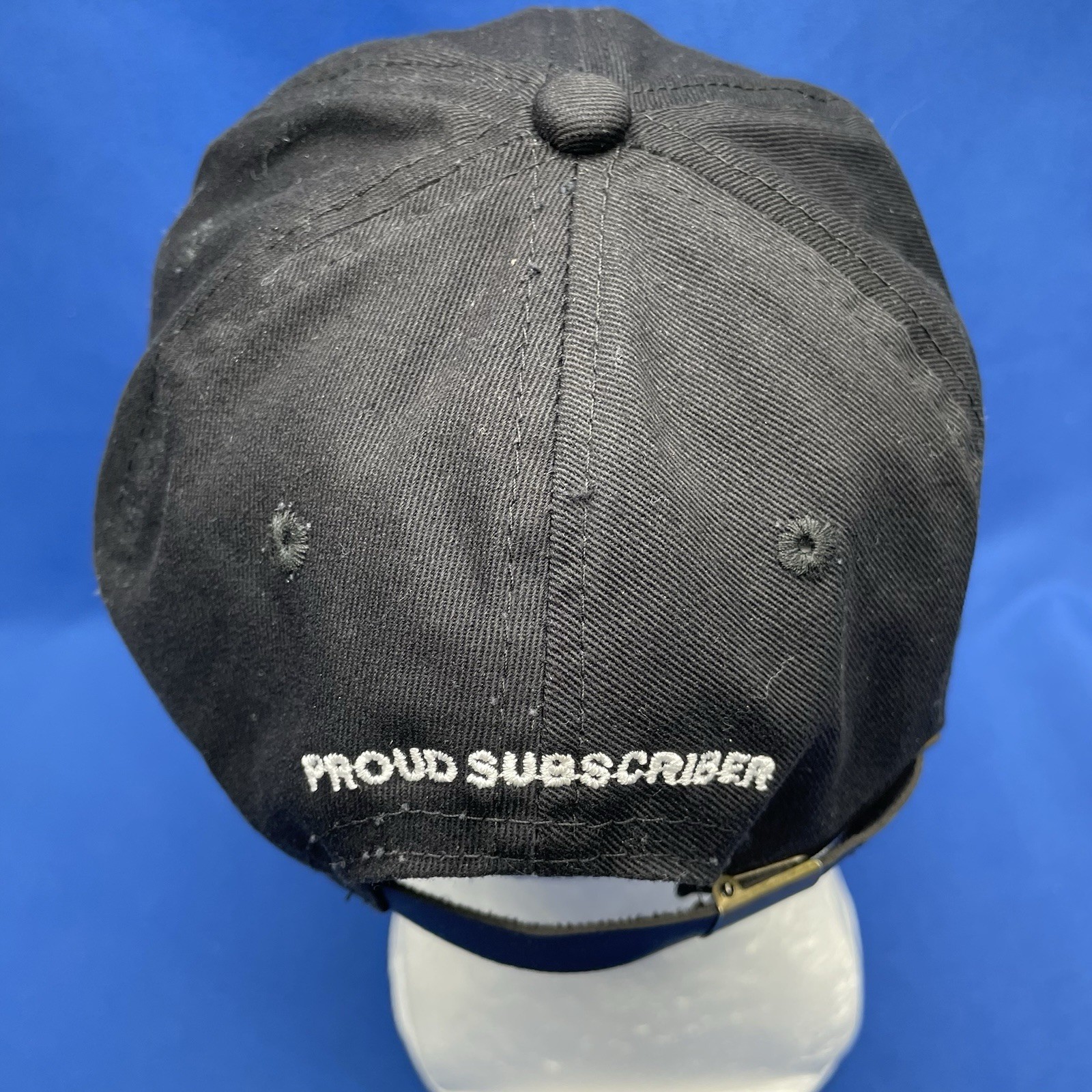 GQ Magazine Hat Proud Subscriber Strapback Baseball Cap Black