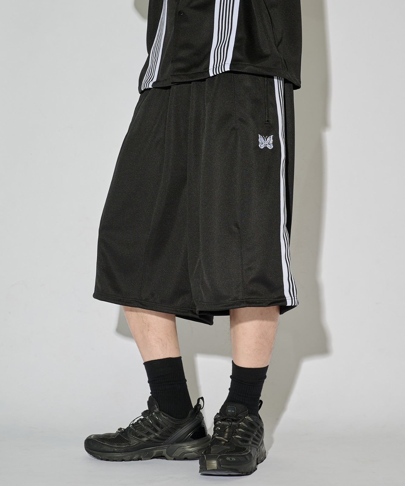 Needles Studious exclusive H.D. track shorts poly smooth brand new Authentic