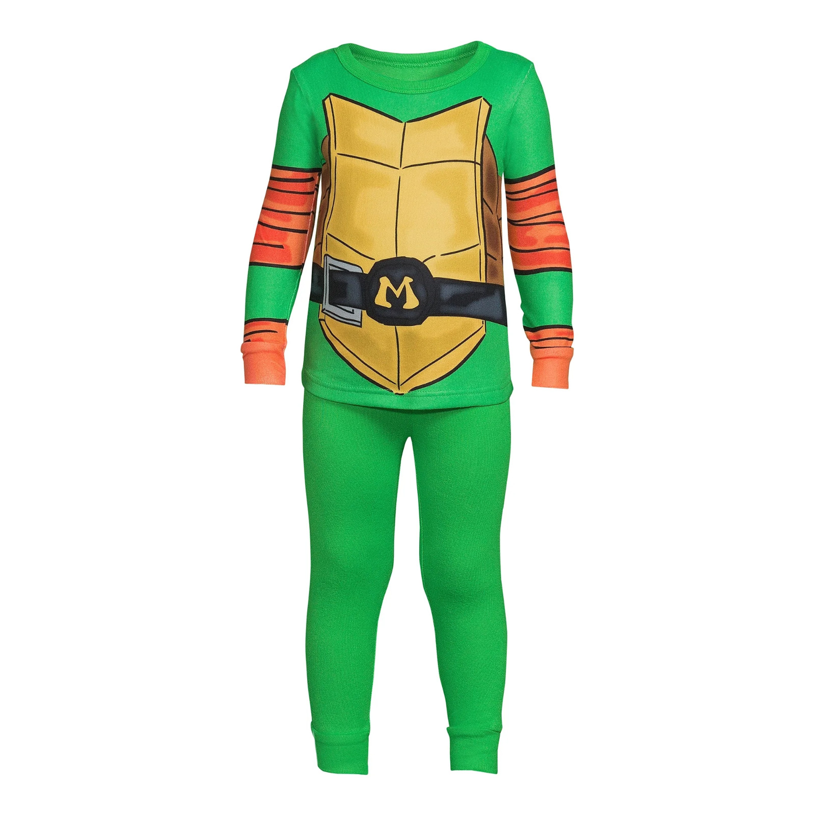 Teenage Mutant Ninja Turtles 2 PC Long Sleeve Tight Fit Cotton Pajama Set Boy 5T