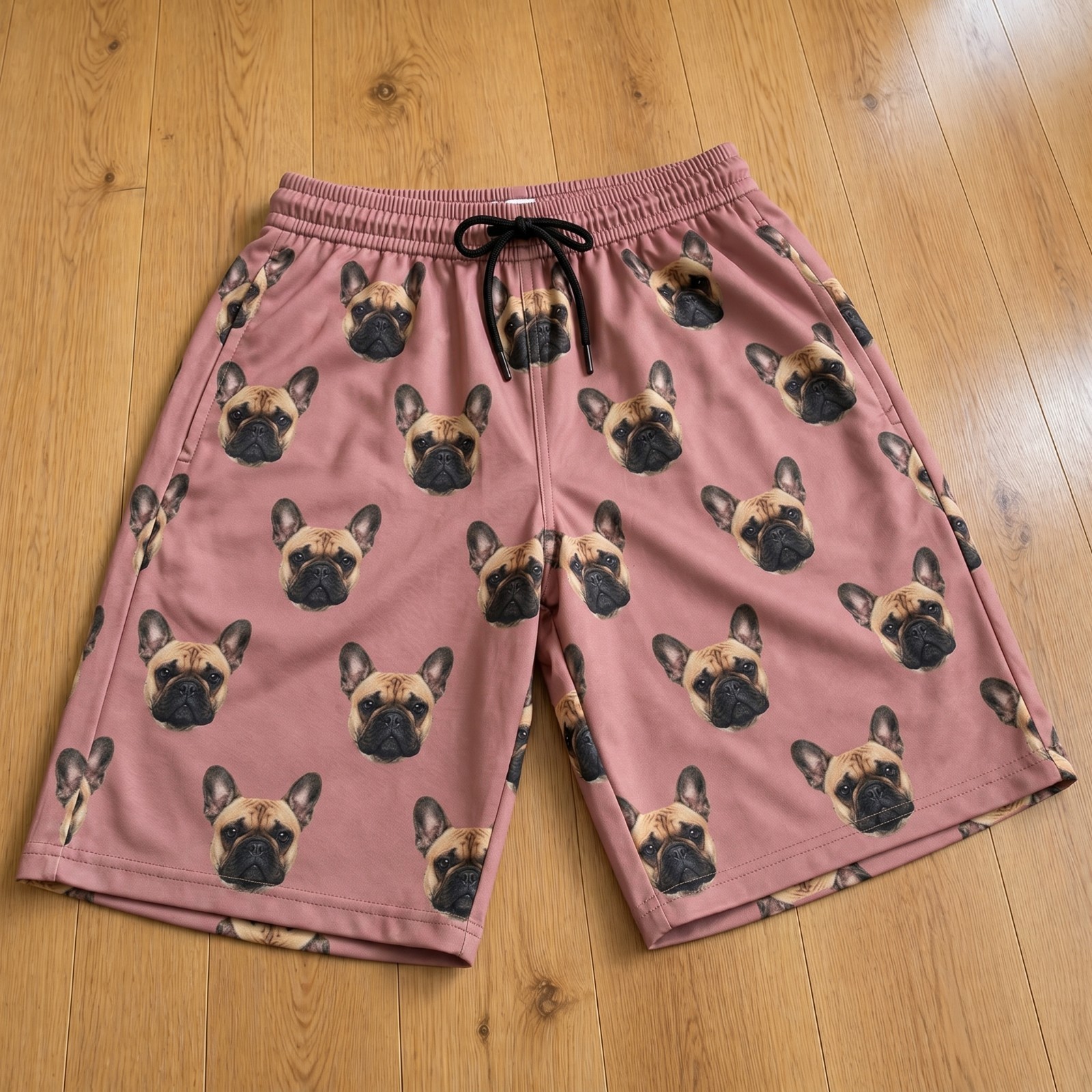 Custom Pet Face Shorts with Photo – Personalized Dog Pajama Shorts, Funny Pet Gi