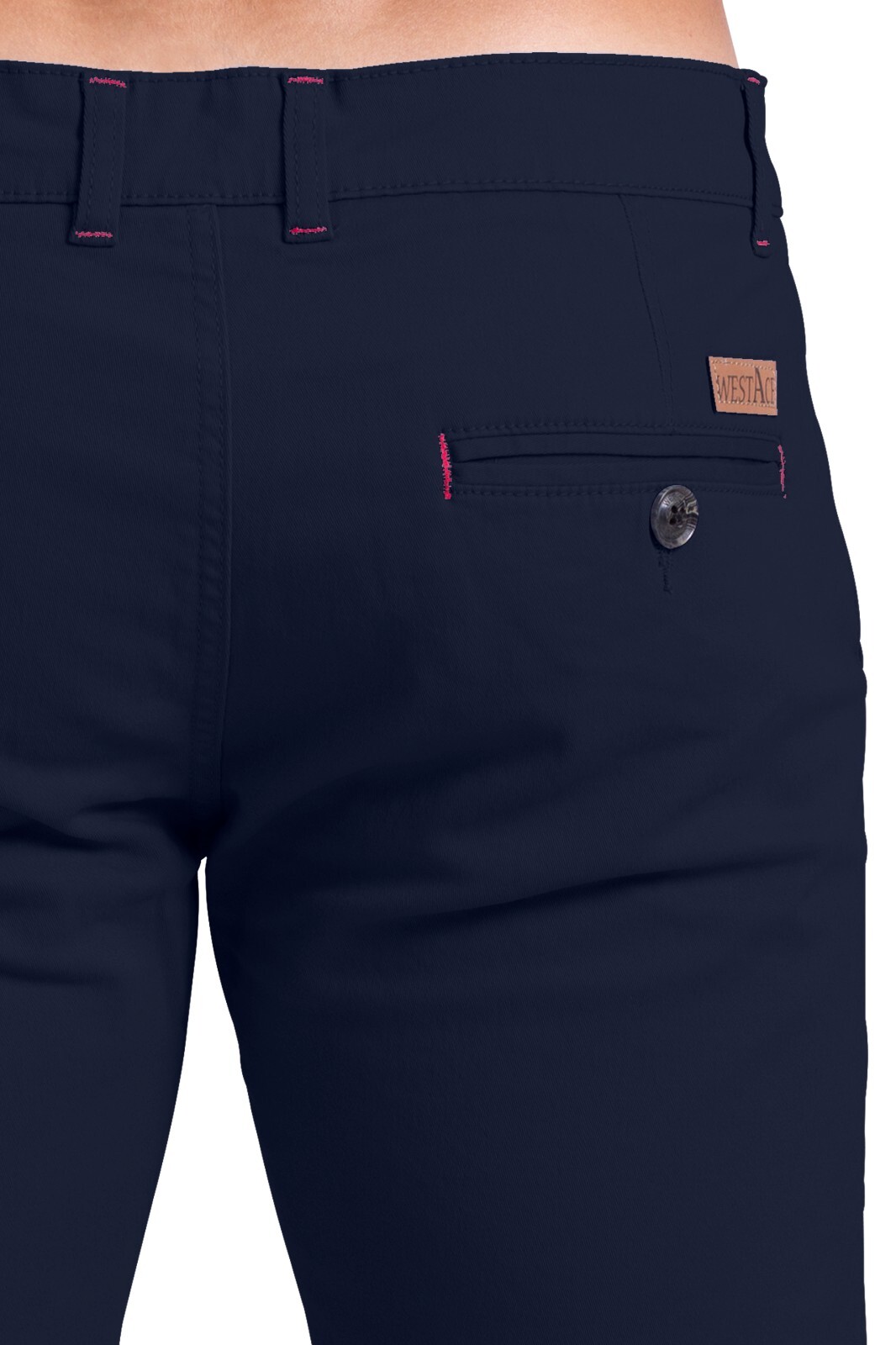 Mens Chino Summer Shorts Casual Cotton Slim Fit Spandex Beach Half Navy Pants