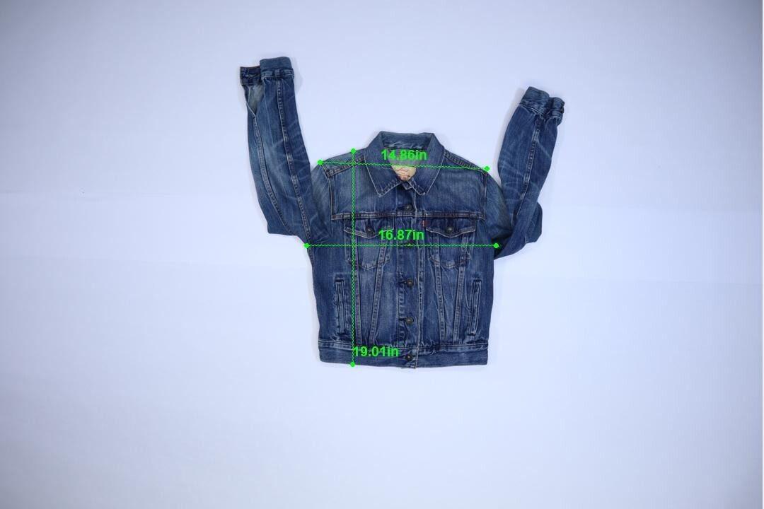 Levis Womens Stone Washed Button Front Blue Denim Trucker Jean Jacket Small