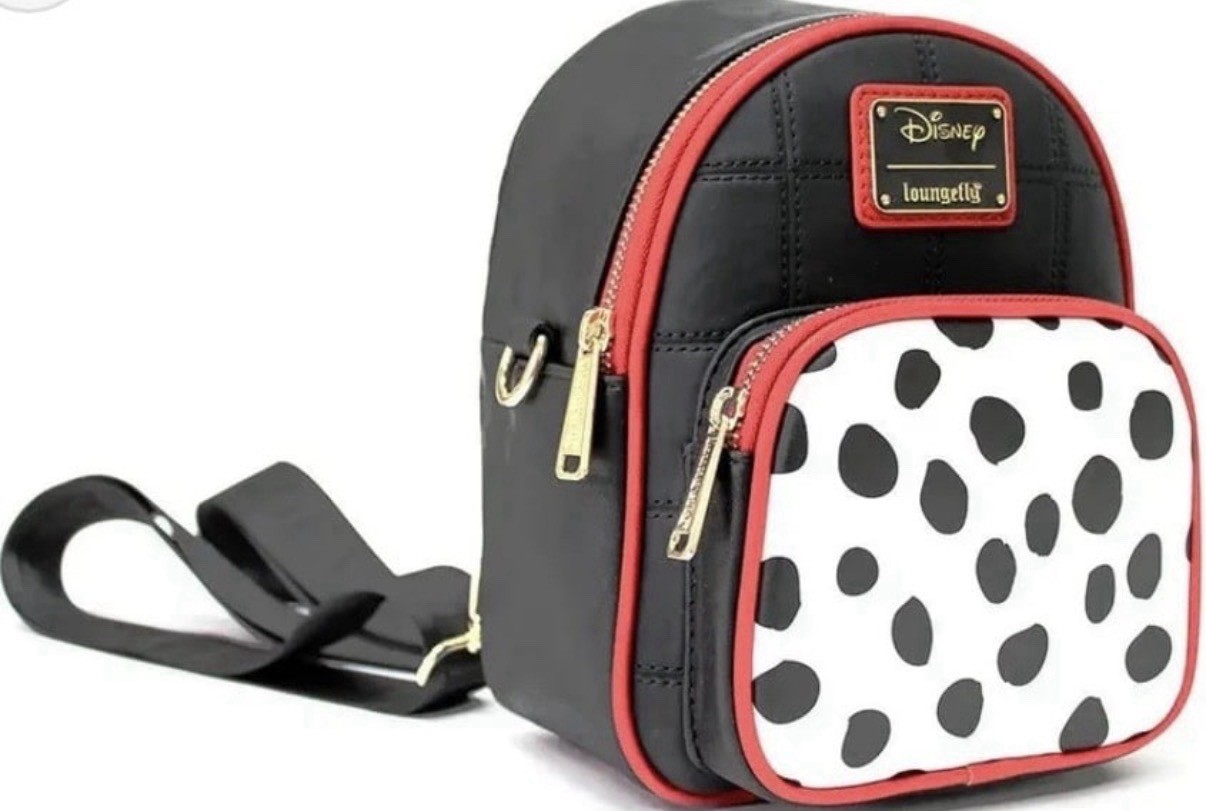 NWT Eight3Five Exclusive Disney Cruella Convert. Loungefly Backpack/crossbody