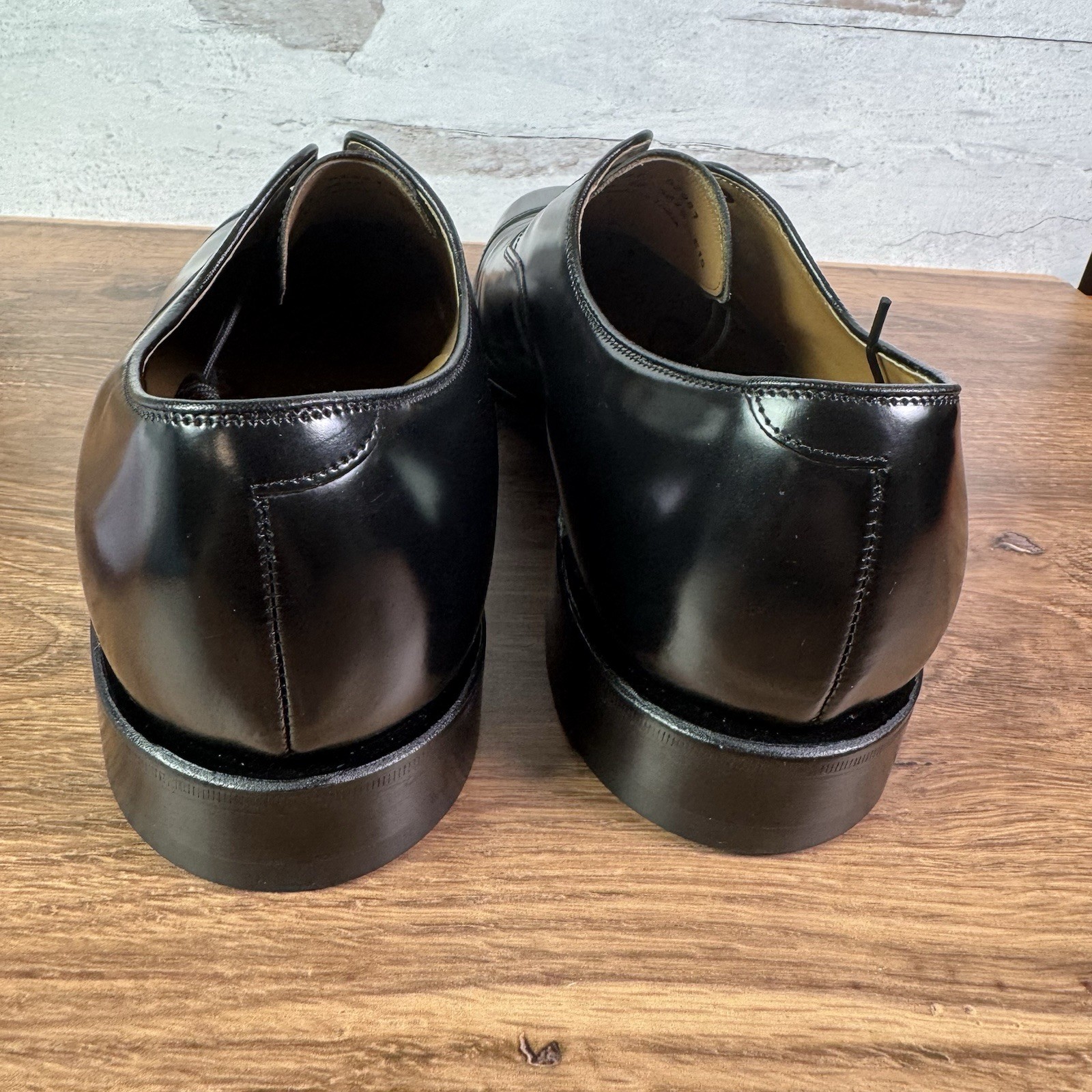 Johnston & Murphy Melton 22-2981 Black Oxford 12 3E New In Box Optima Comfort