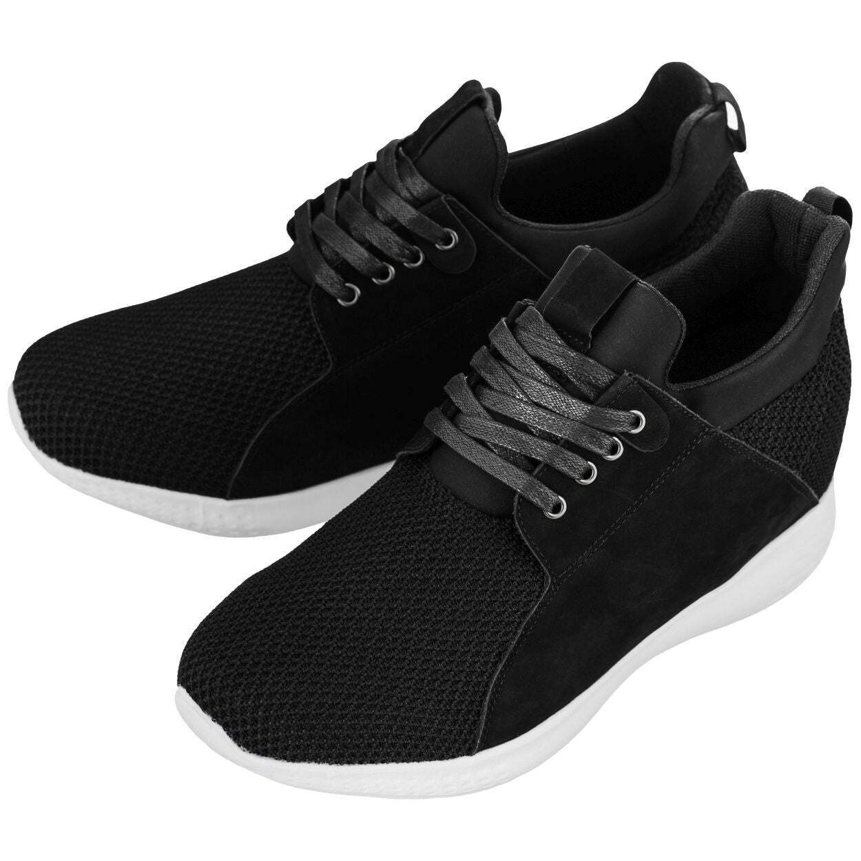 CALTO Men’s Invisible – 3.2 Inches Elevator Height Increase Lightweight Shoe