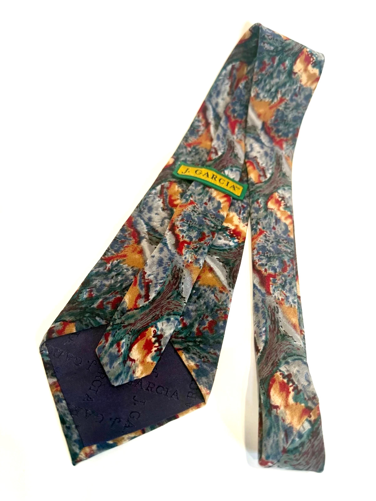 J. Garcia Vintage Tie Lot of 4 abstract geometric 80s 90s Y2K Modern 100% Silk