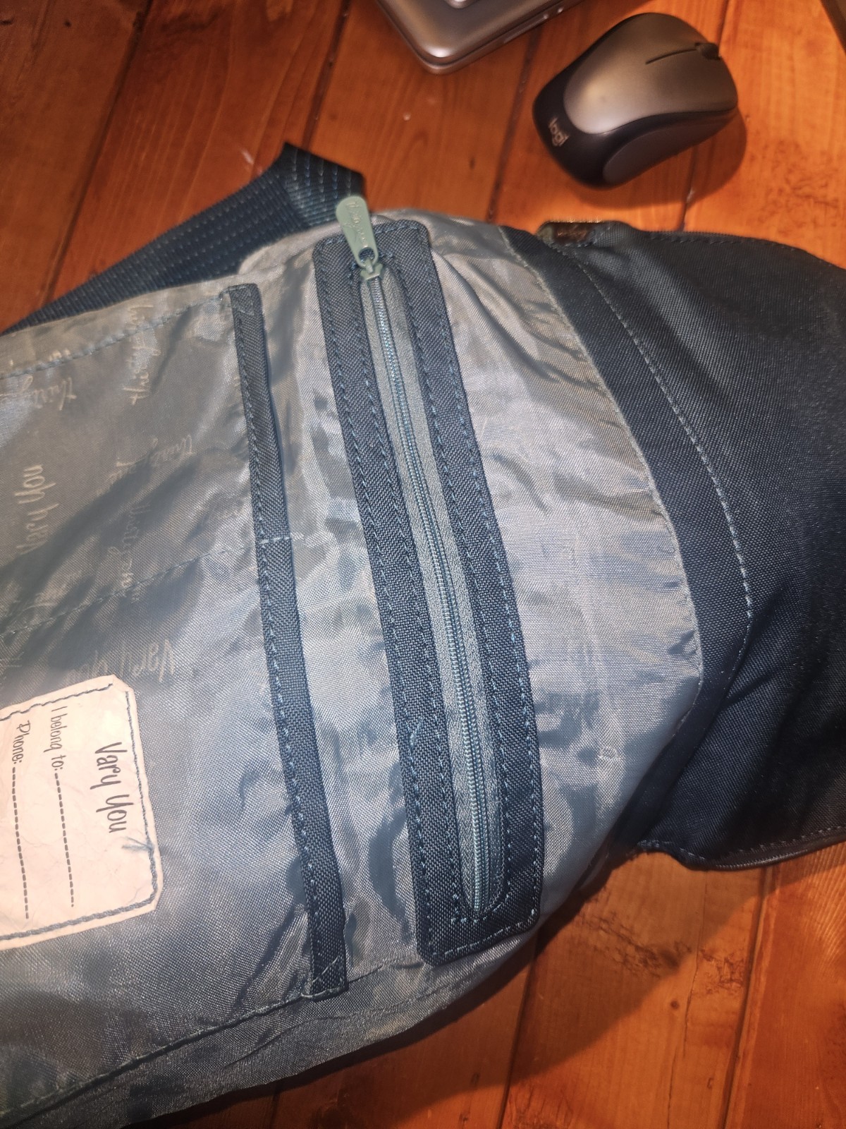 EUC Thirty-One Vary You Convertible Backpack Handbag Quilted Dots Teal Green
