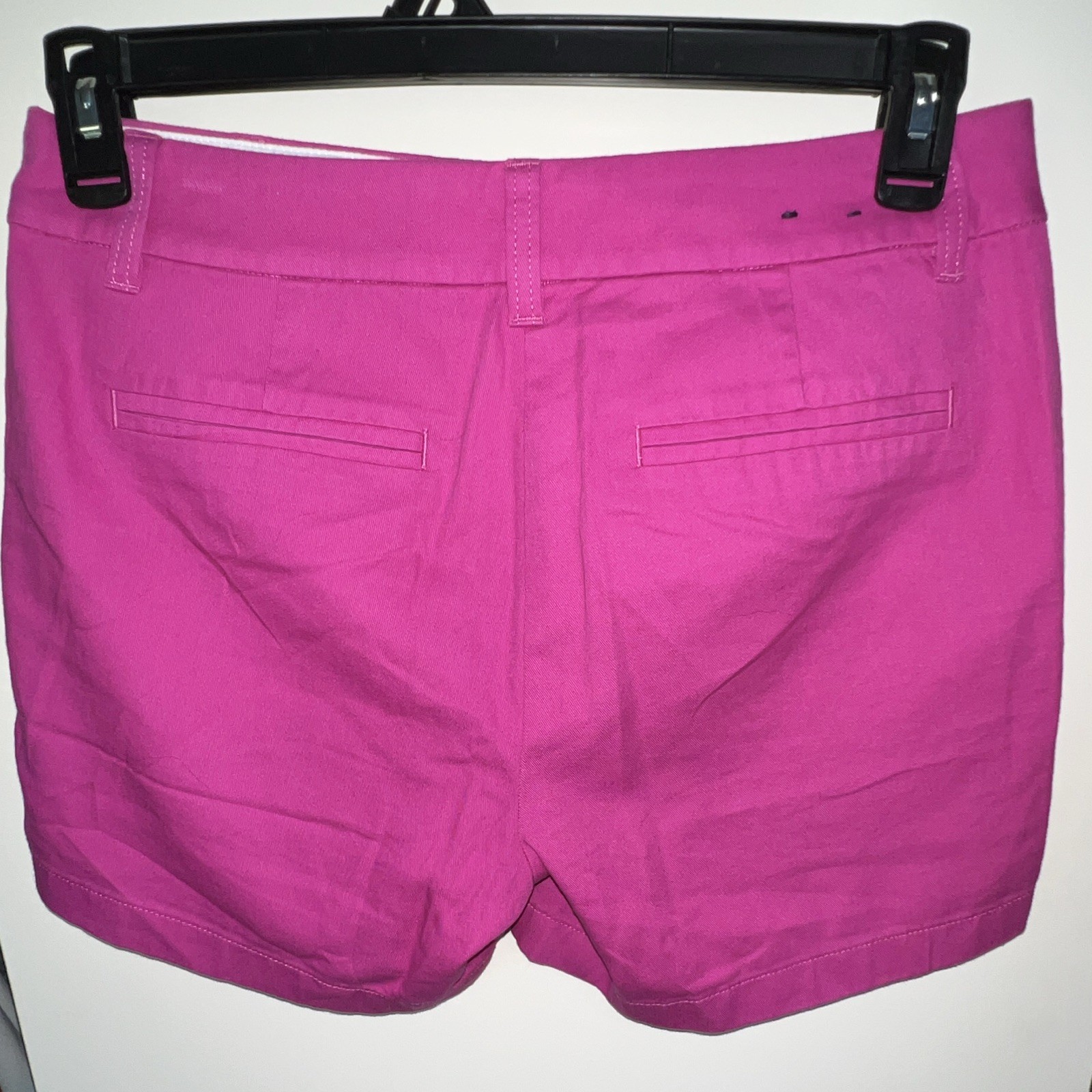 J.CREW Women’s Pink Chino Cotton Twill Flat Front Pocket Shorts Size 4