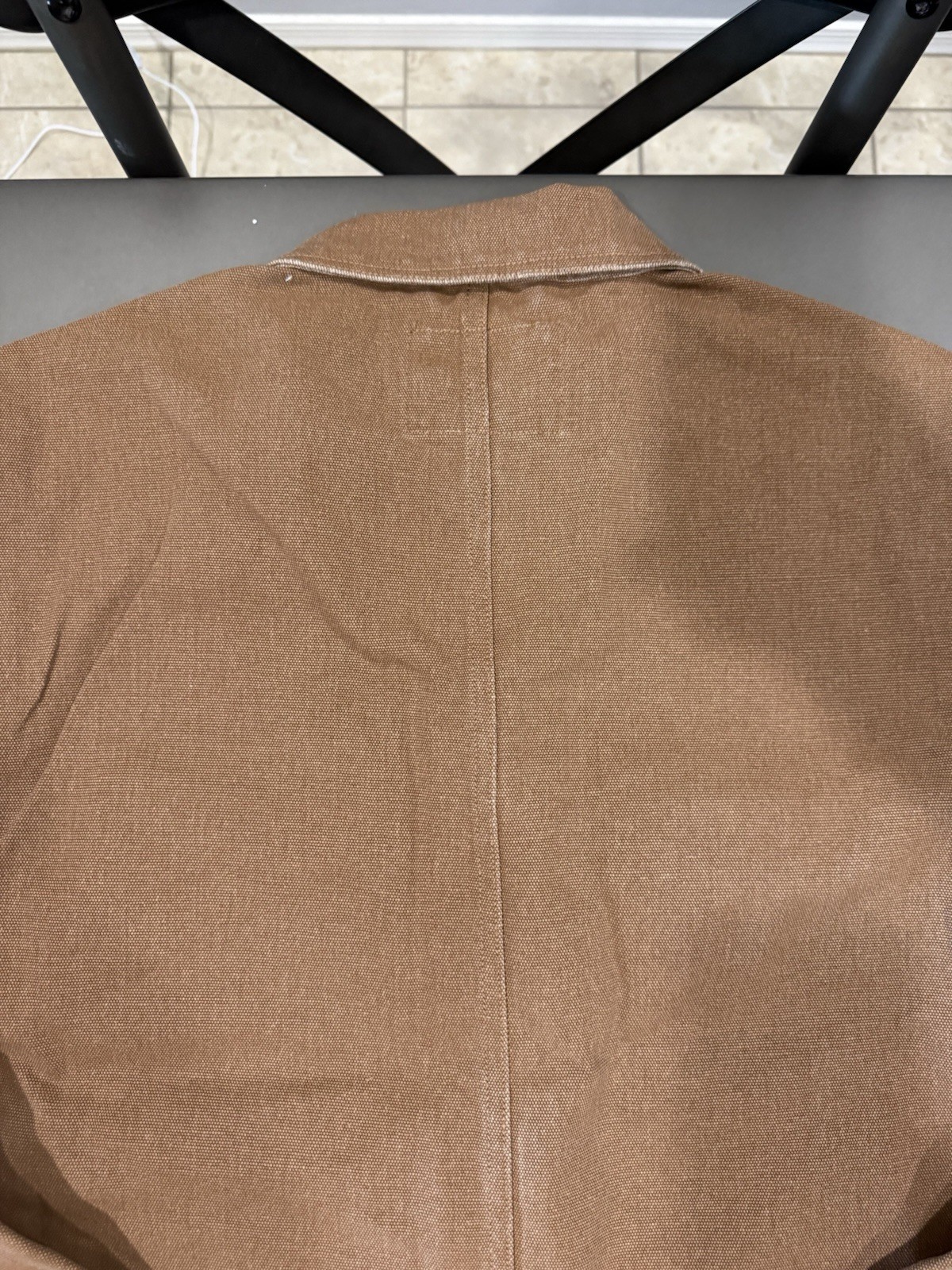 Taylor Stitch The Longshore Jacket In Tobacco Chipped Canvas Size XL 44
