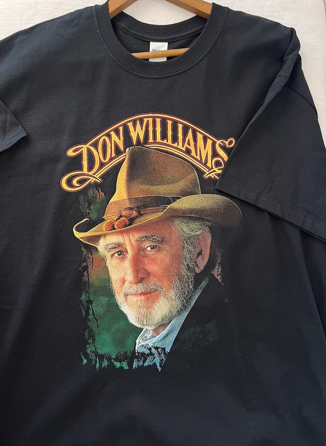 DON WILLIAMS The Gentle Giant Double Sided XL Crewneck T-Shirt Country Music